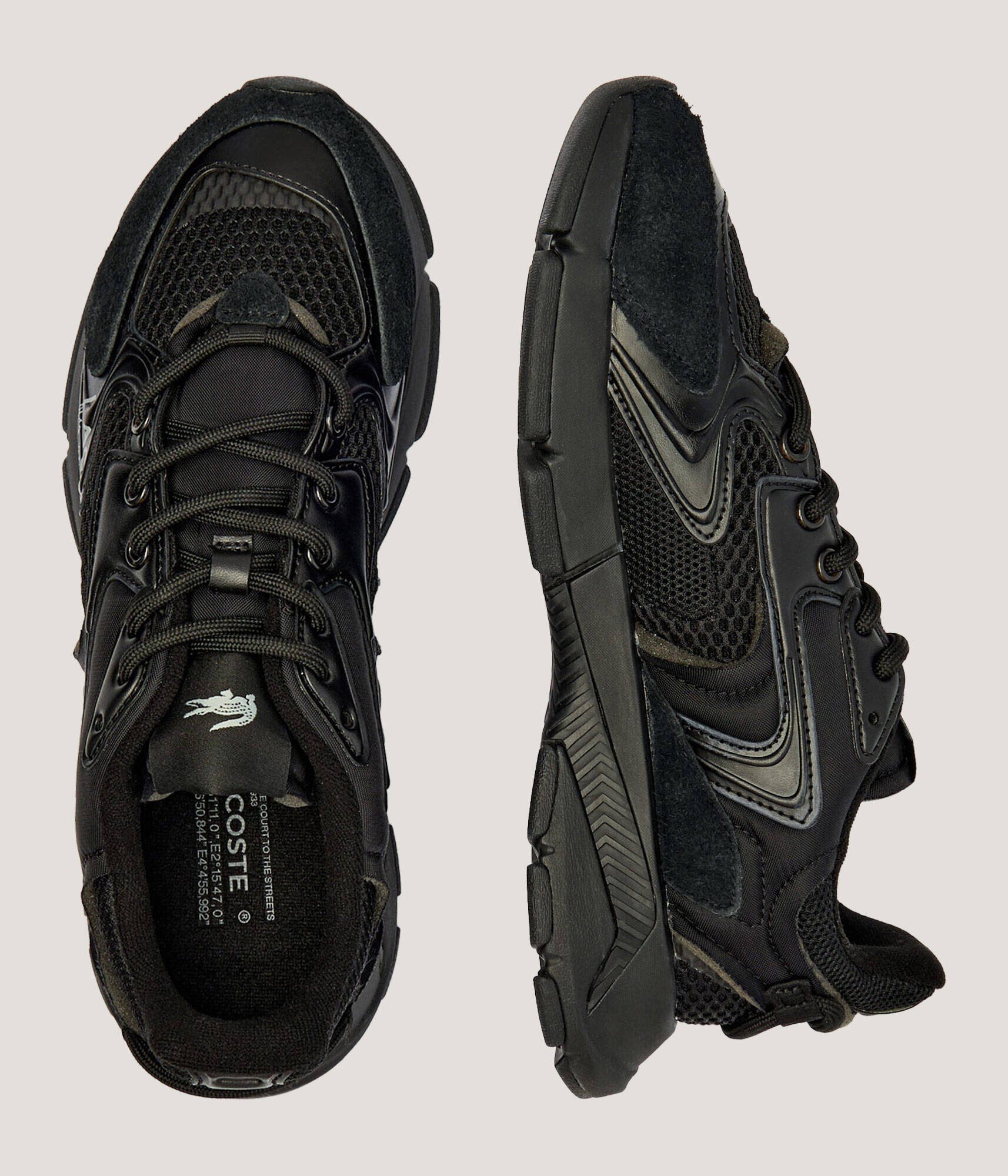 Lacoste Sneakers Neo cu adaos de piele
