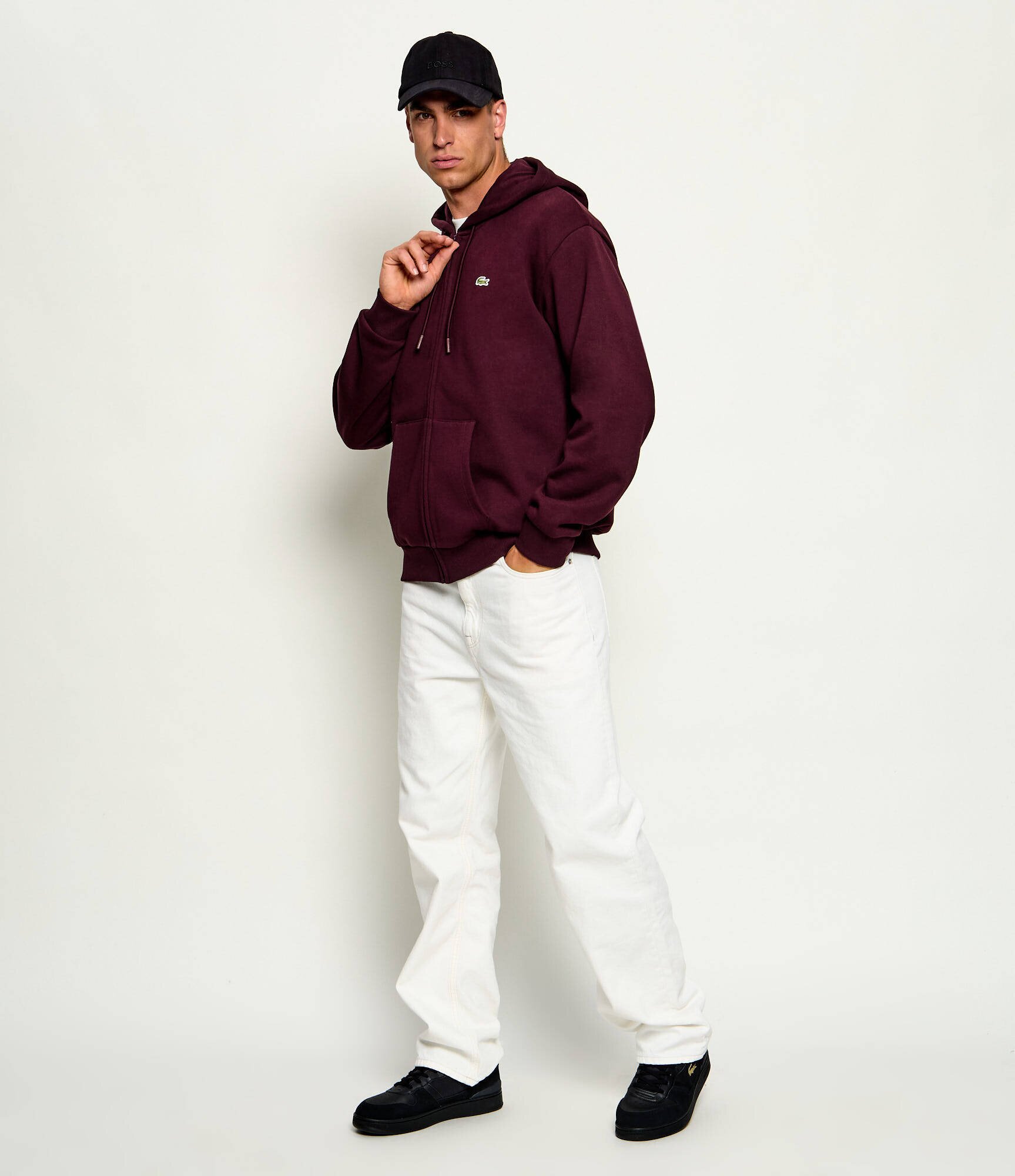 Lacoste Teniși din piele T-Clip Set