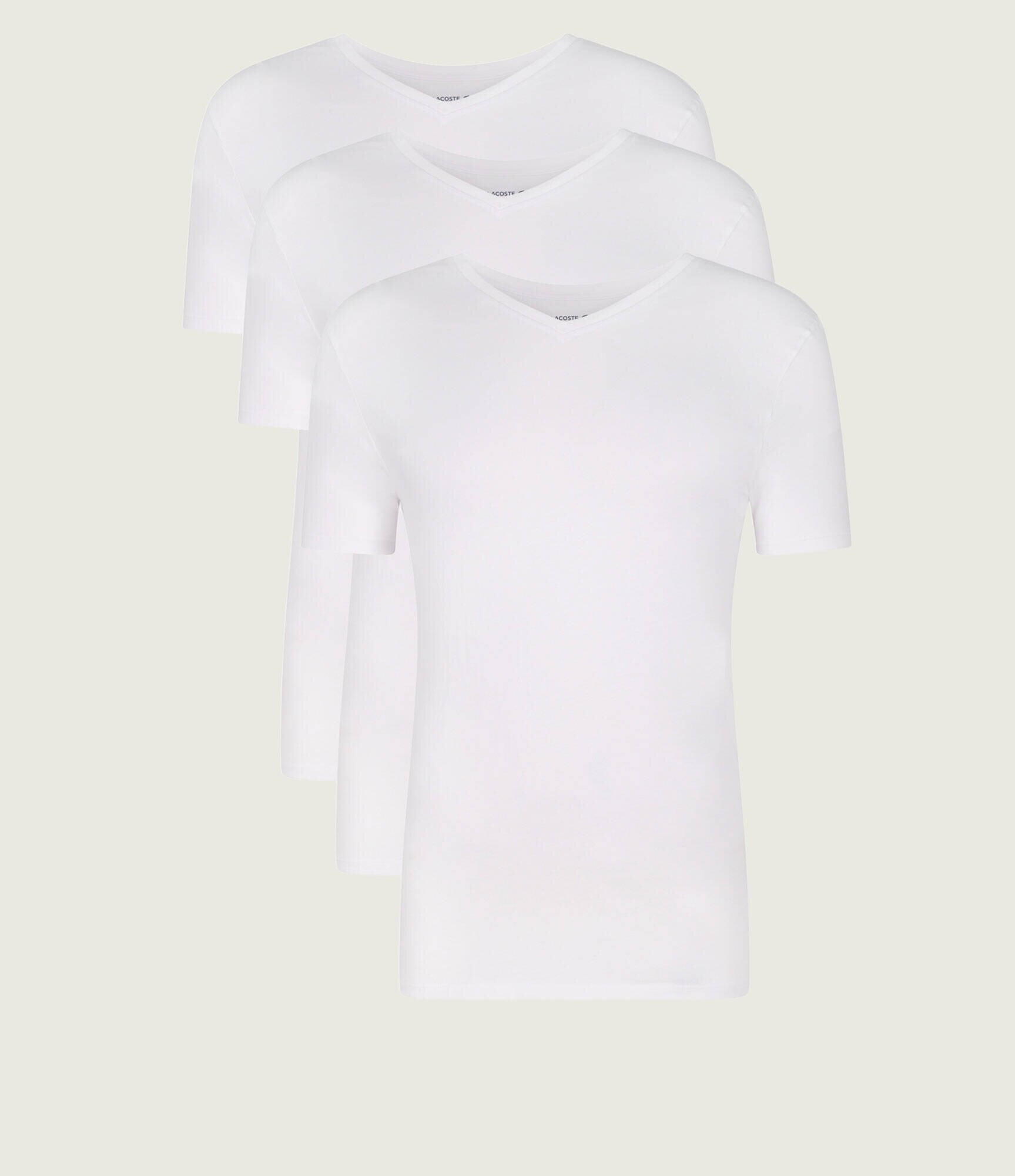 Lacoste Tricou 3-pack | Slim Fit