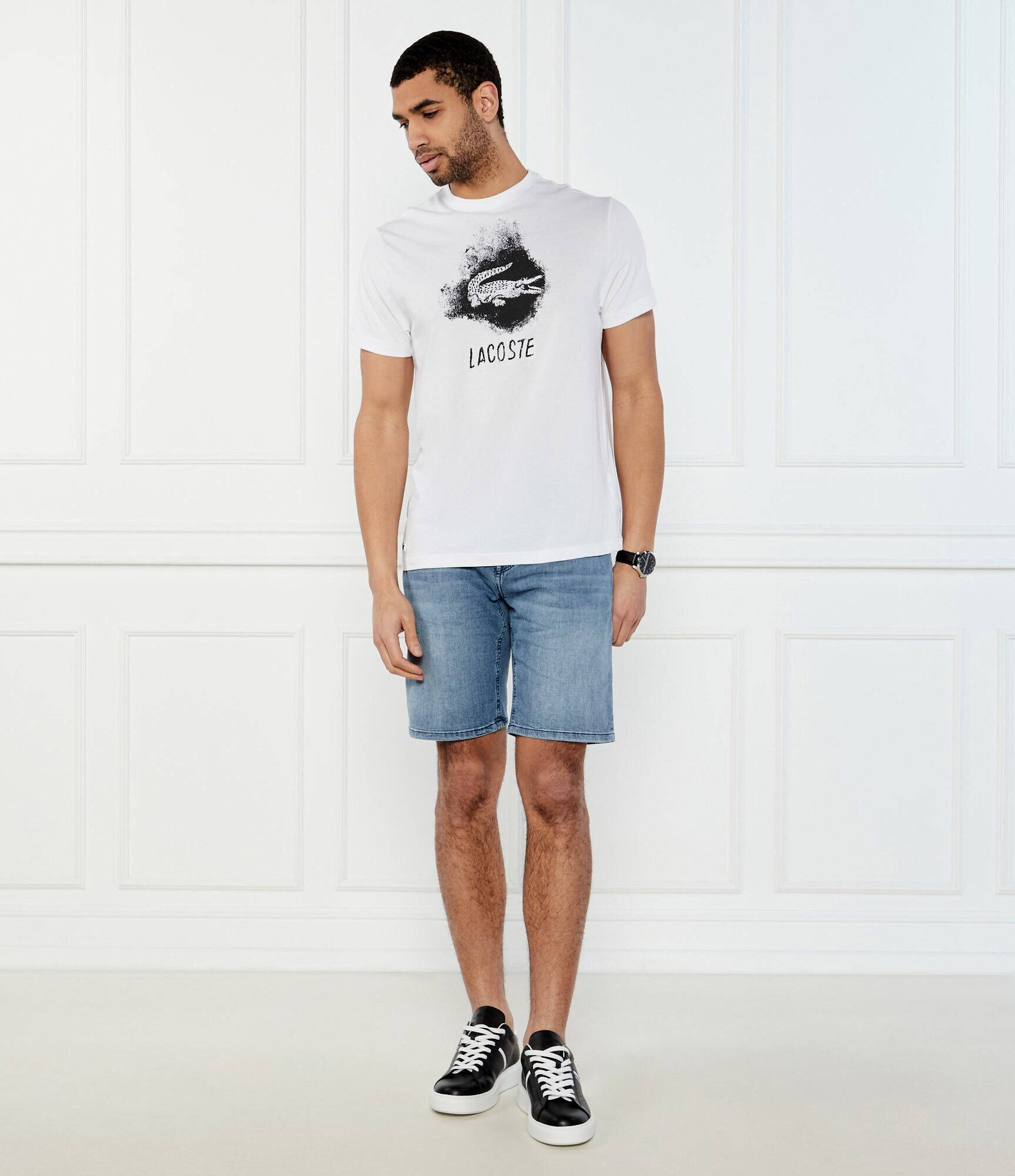 Lacoste Tricou Ultra Dry Graphic | Regular Fit