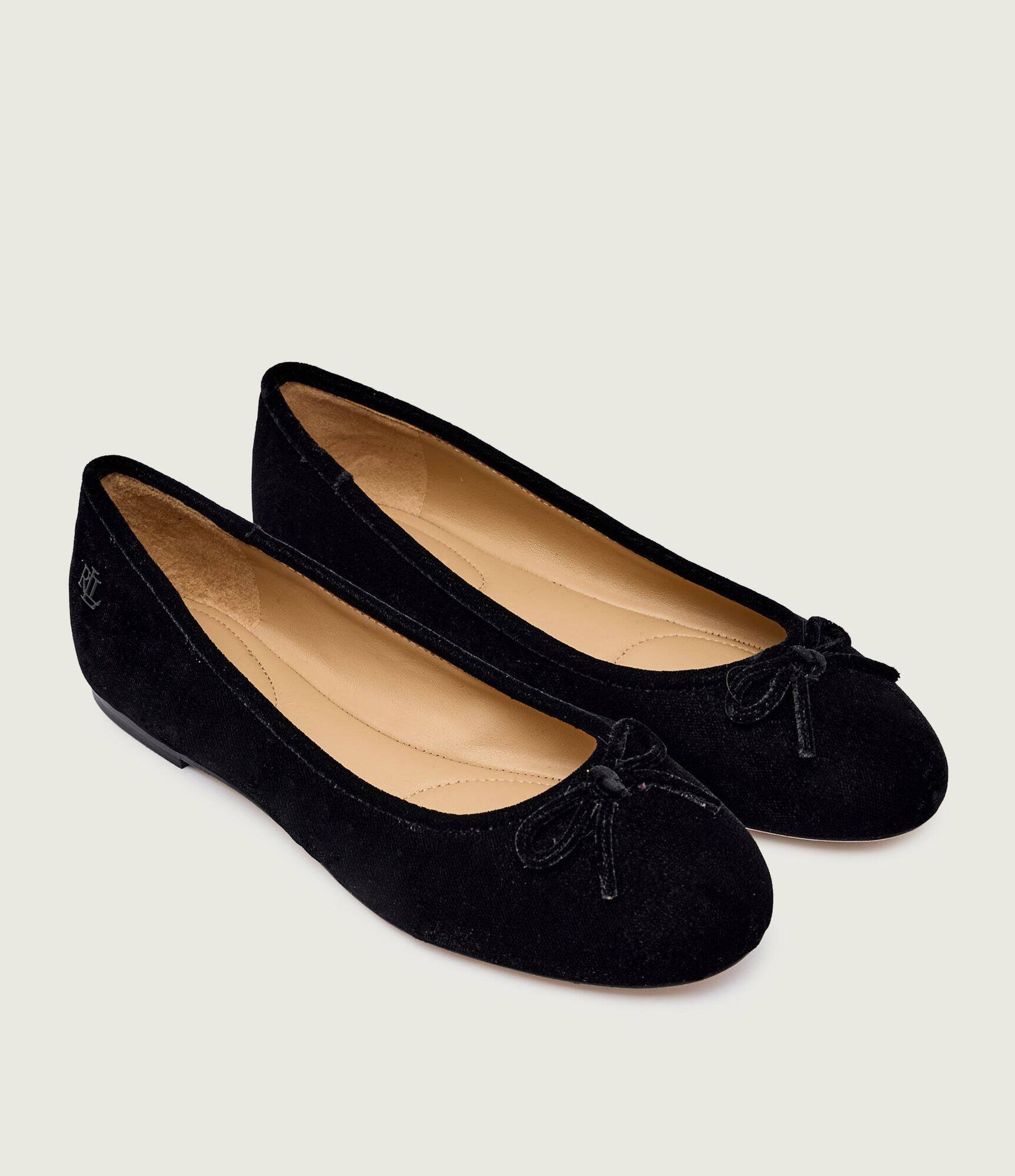 Lauren Ralph Lauren Balerini Jayna III cu adaos de piele