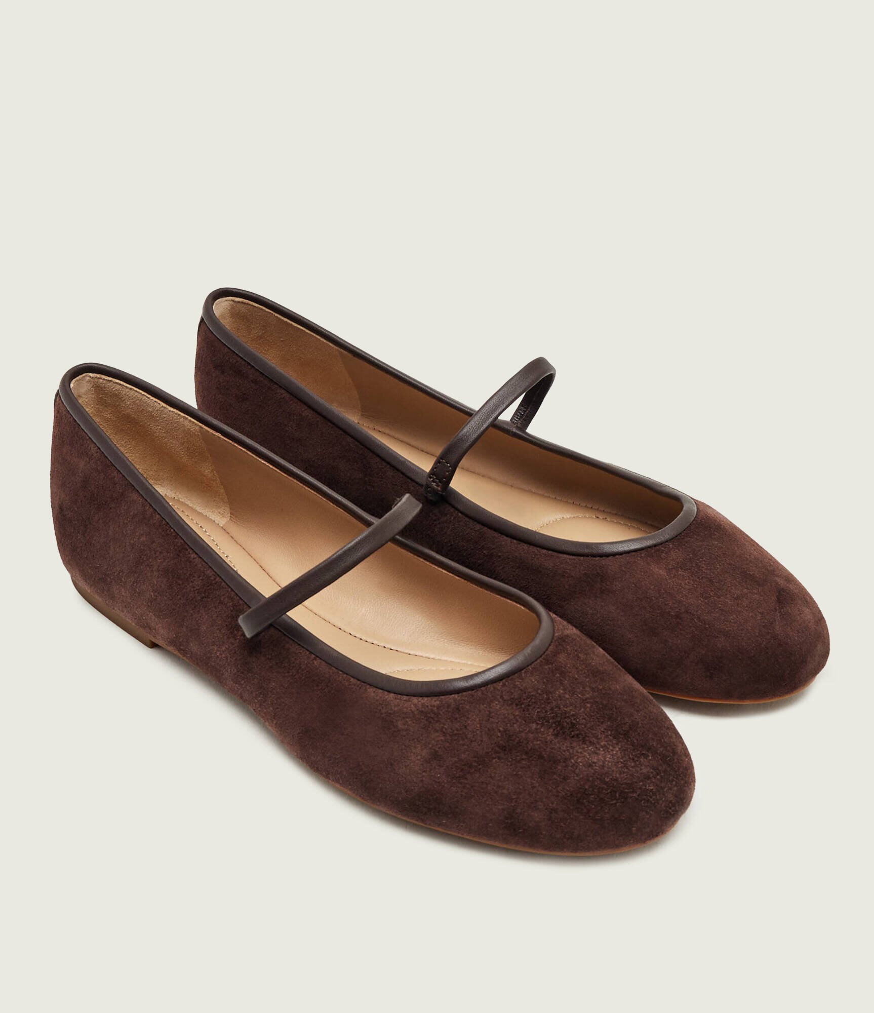 Lauren Ralph Lauren Balerini Jayna Mary Jane | piele întoarsă
