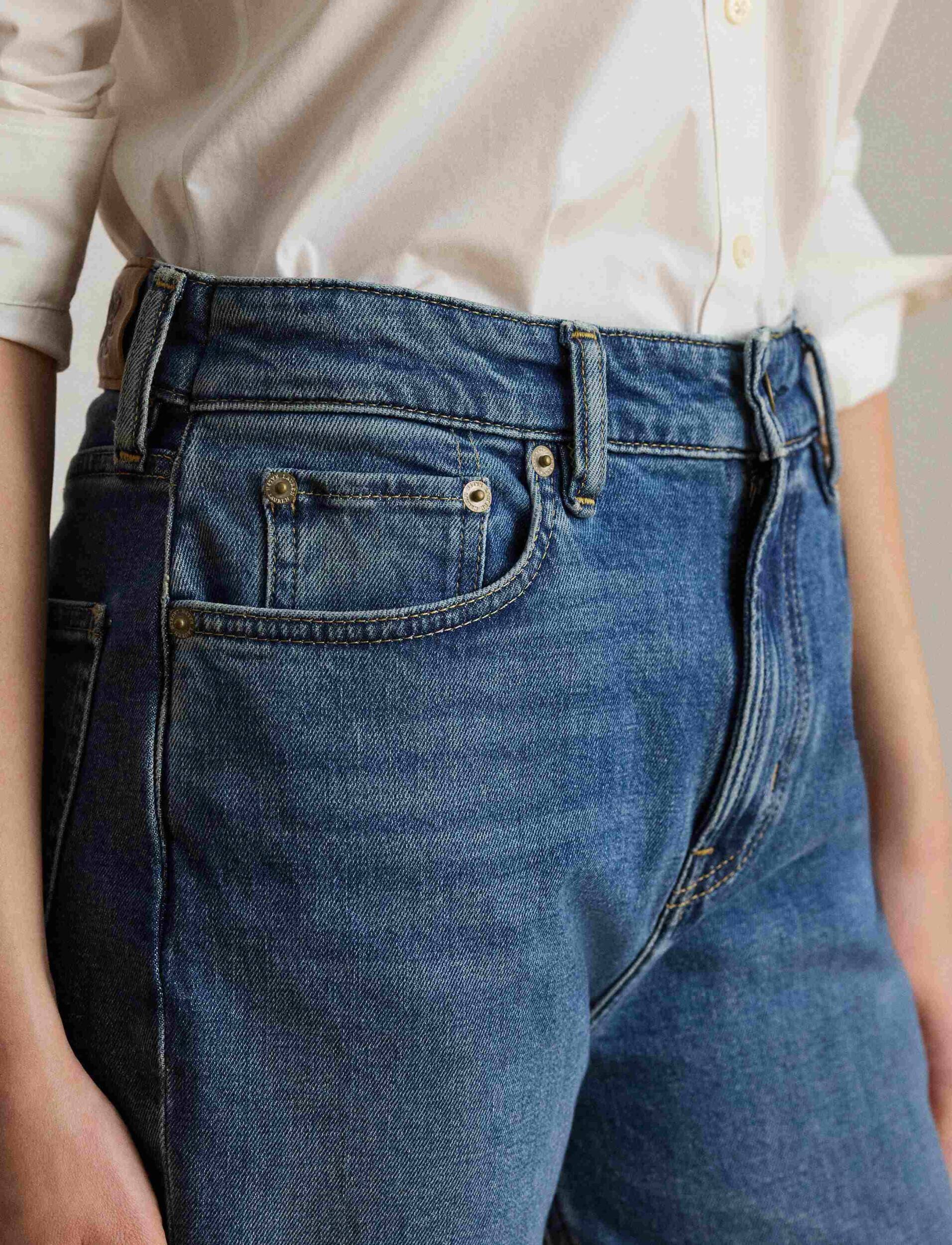 Lauren Ralph Lauren Blugi | Straight fit | high rise