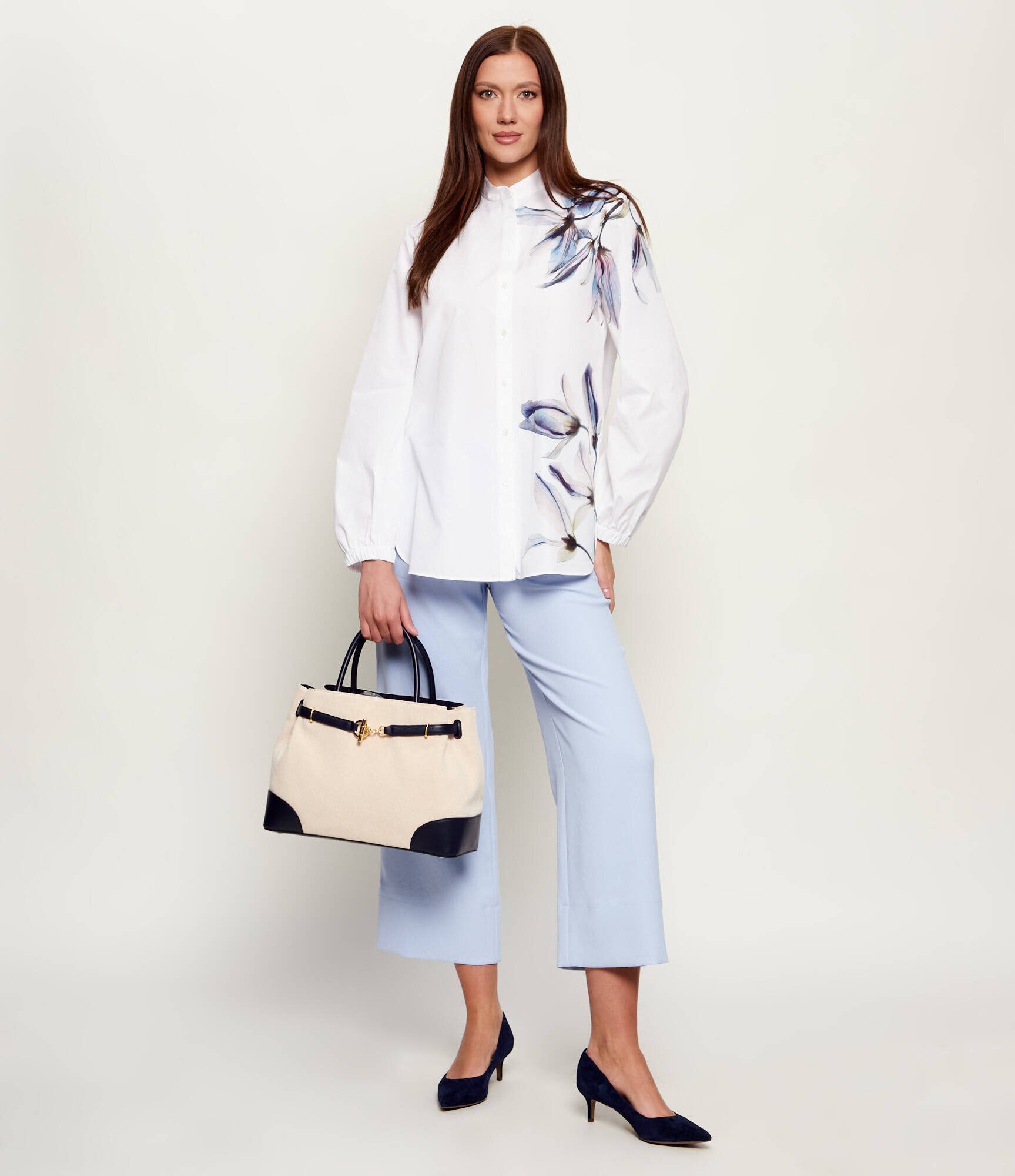 Lauren Ralph Lauren Cufăr Blaike cu adaos de piele