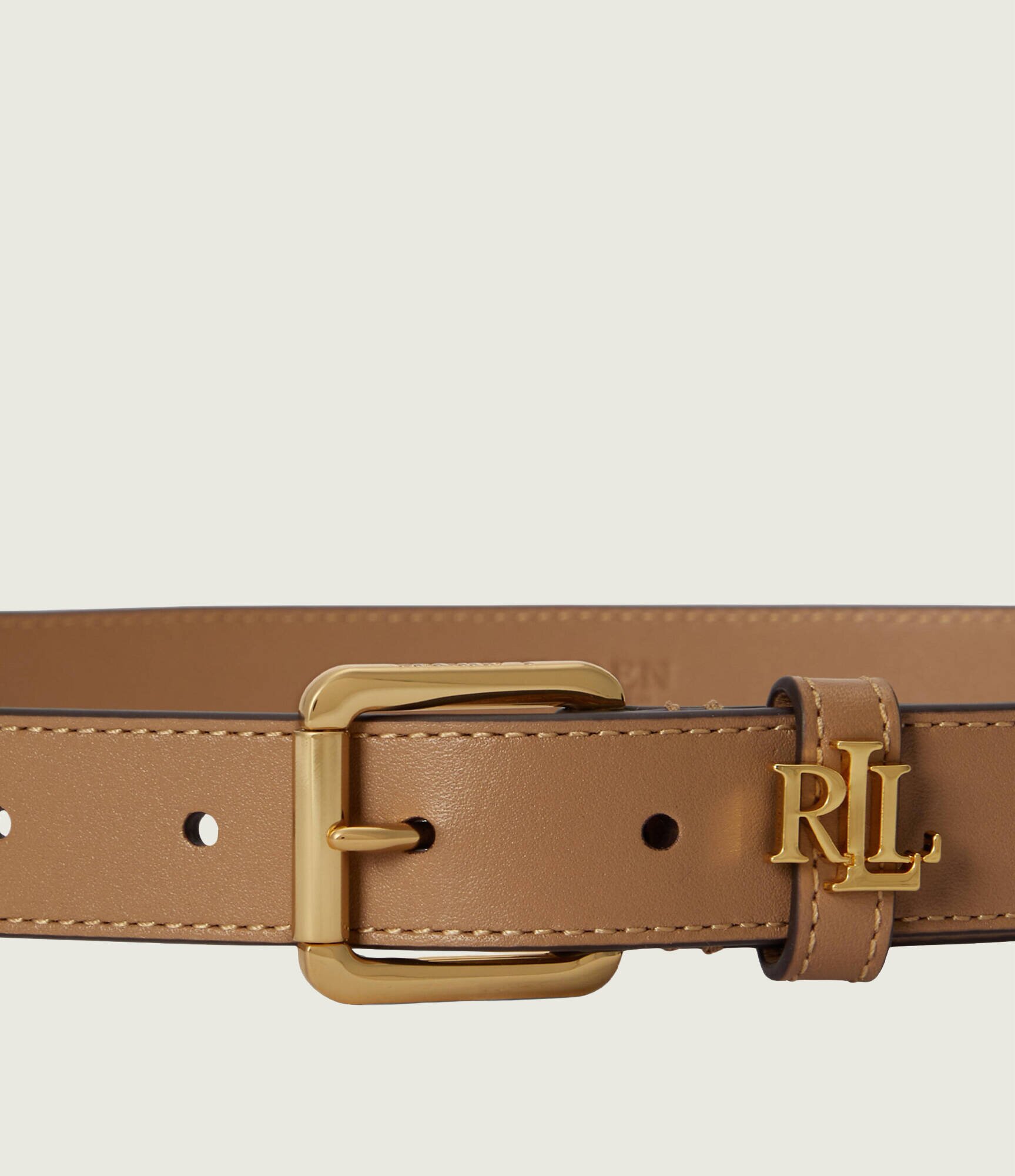 Lauren Ralph Lauren Curea de piele Logo Keeper