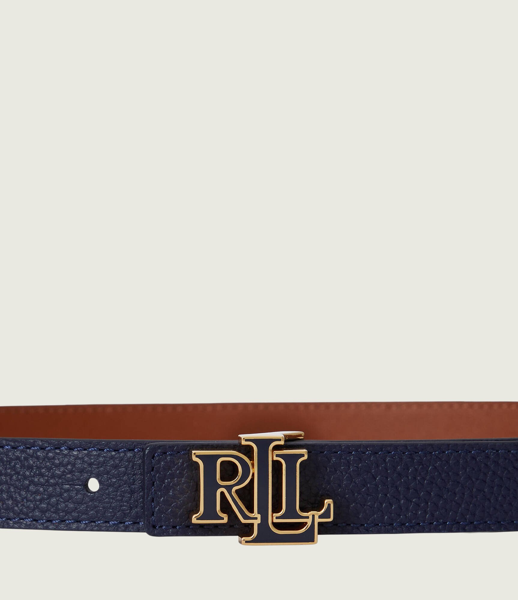 Lauren Ralph Lauren Curea din piele cu două fețe