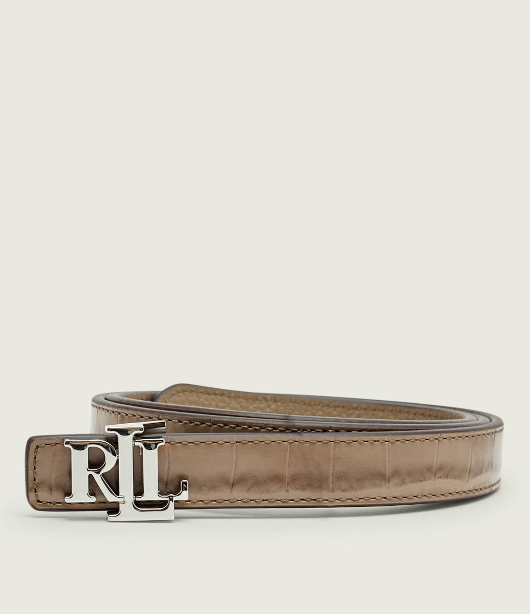 Lauren Ralph Lauren Curea din piele cu două fețe
