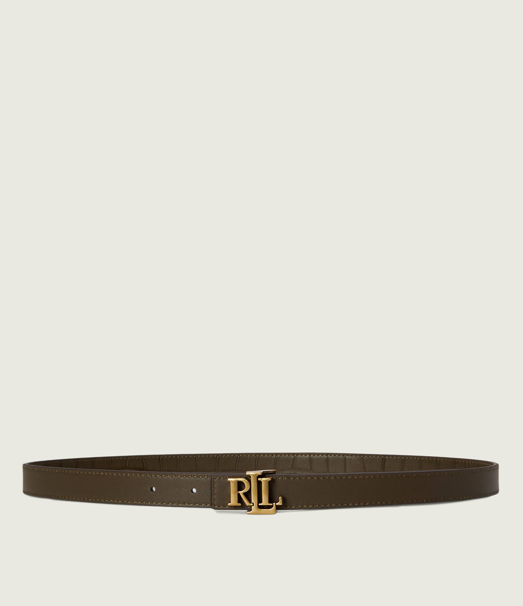 Lauren Ralph Lauren Curea din piele cu două fețe Logo Reversible
