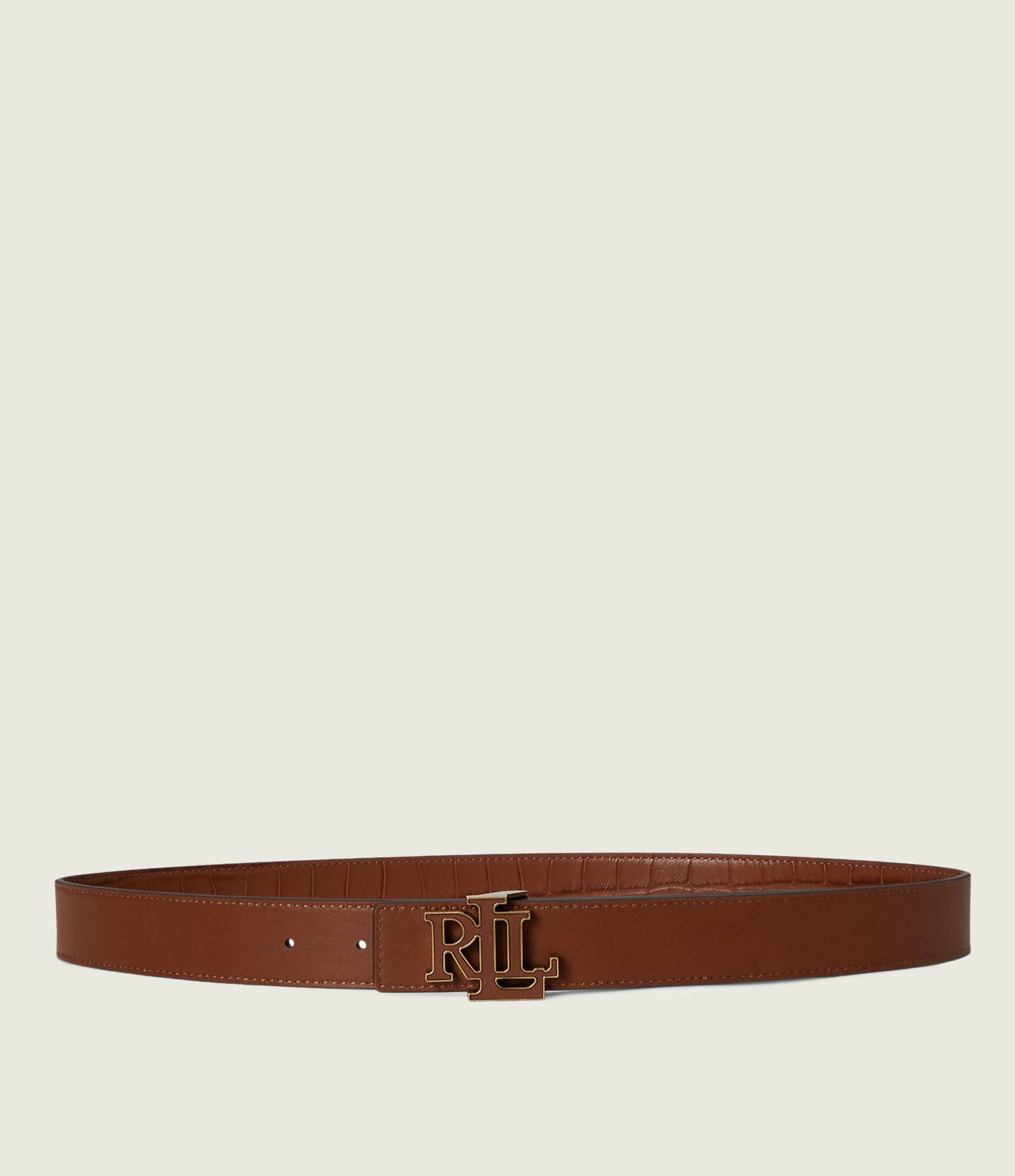 Lauren Ralph Lauren Curea din piele cu două fețe Logo Reversible