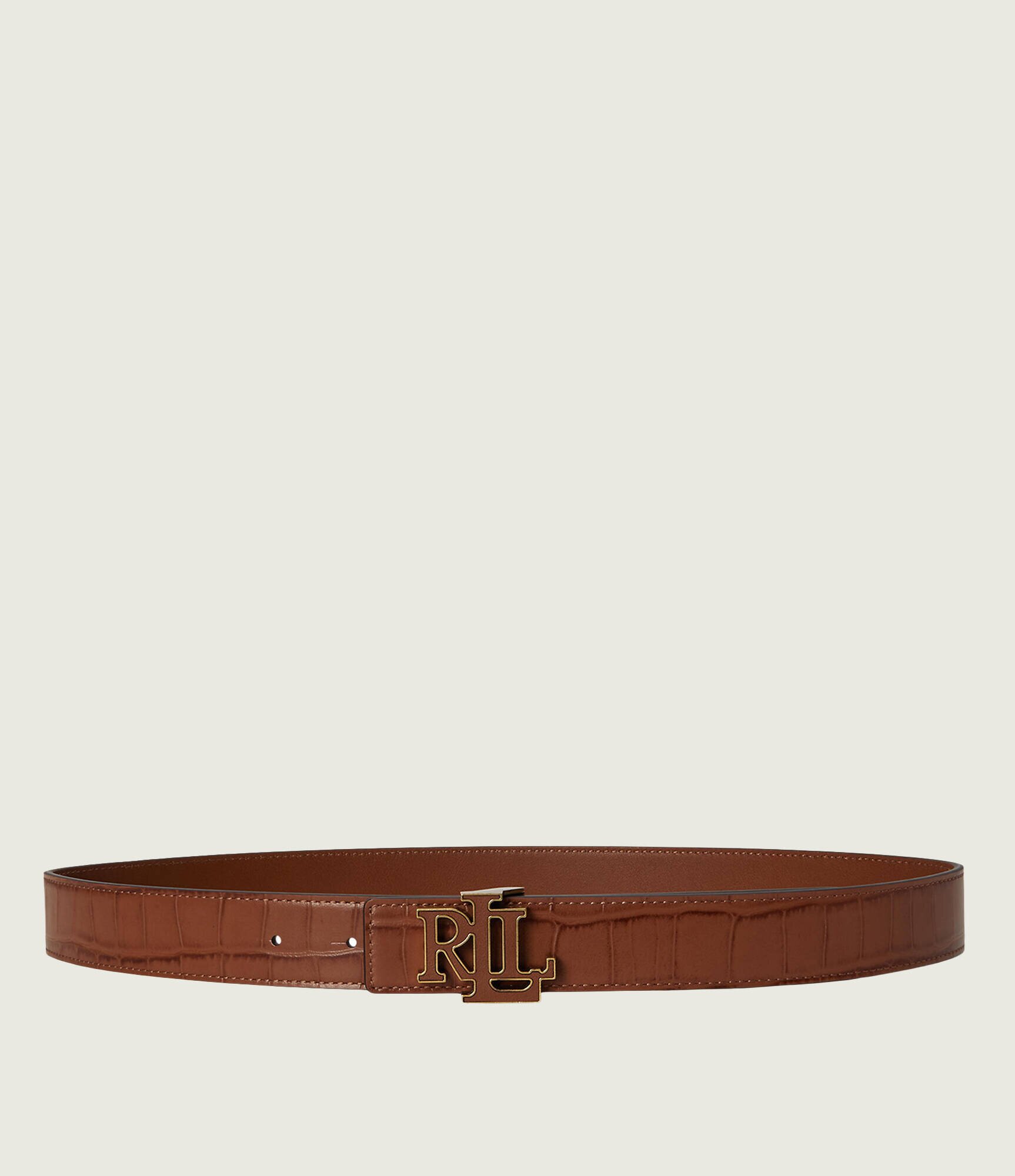 Lauren Ralph Lauren Curea din piele cu două fețe Logo Reversible