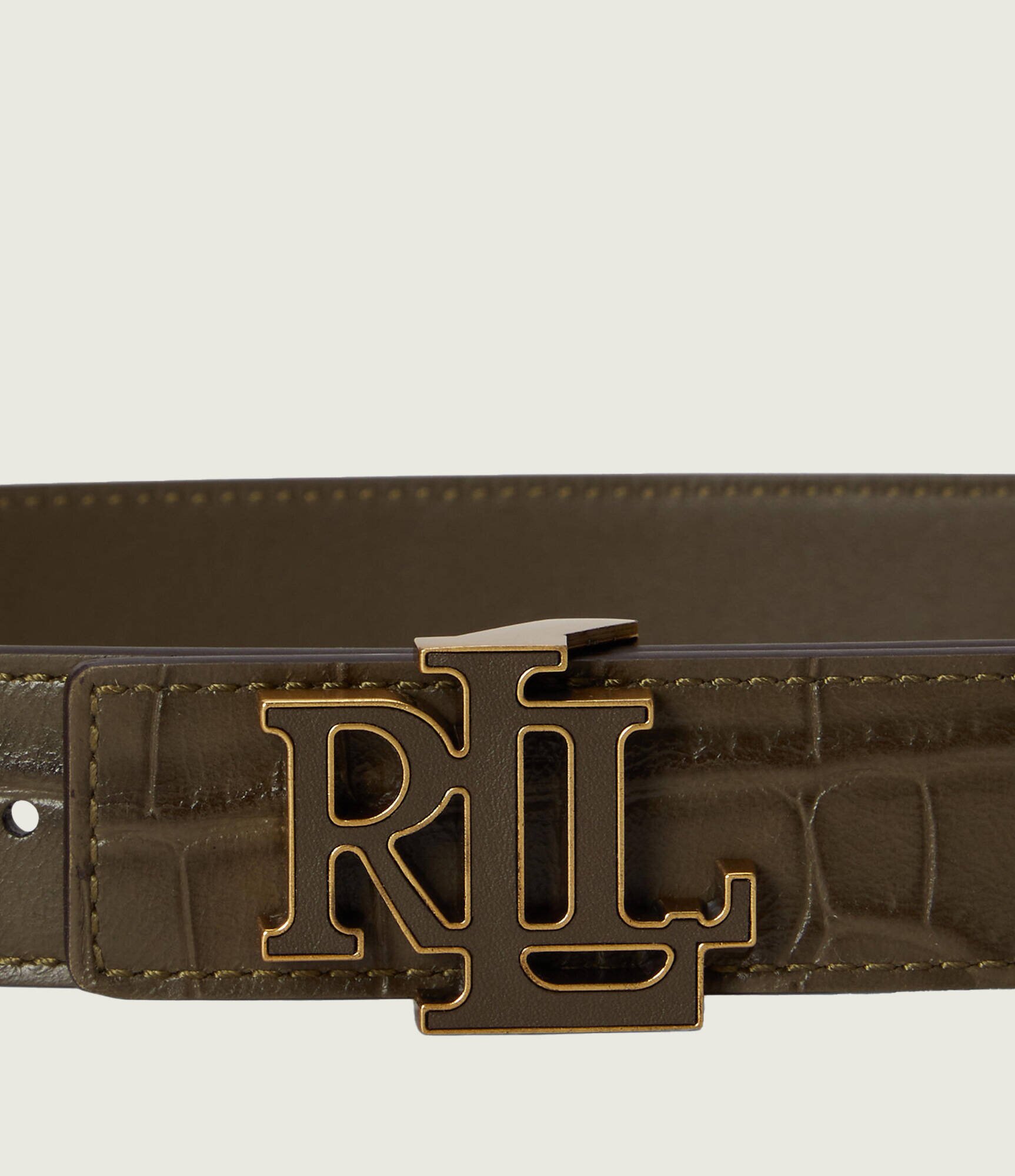 Lauren Ralph Lauren Curea din piele cu două fețe Logo Reversible