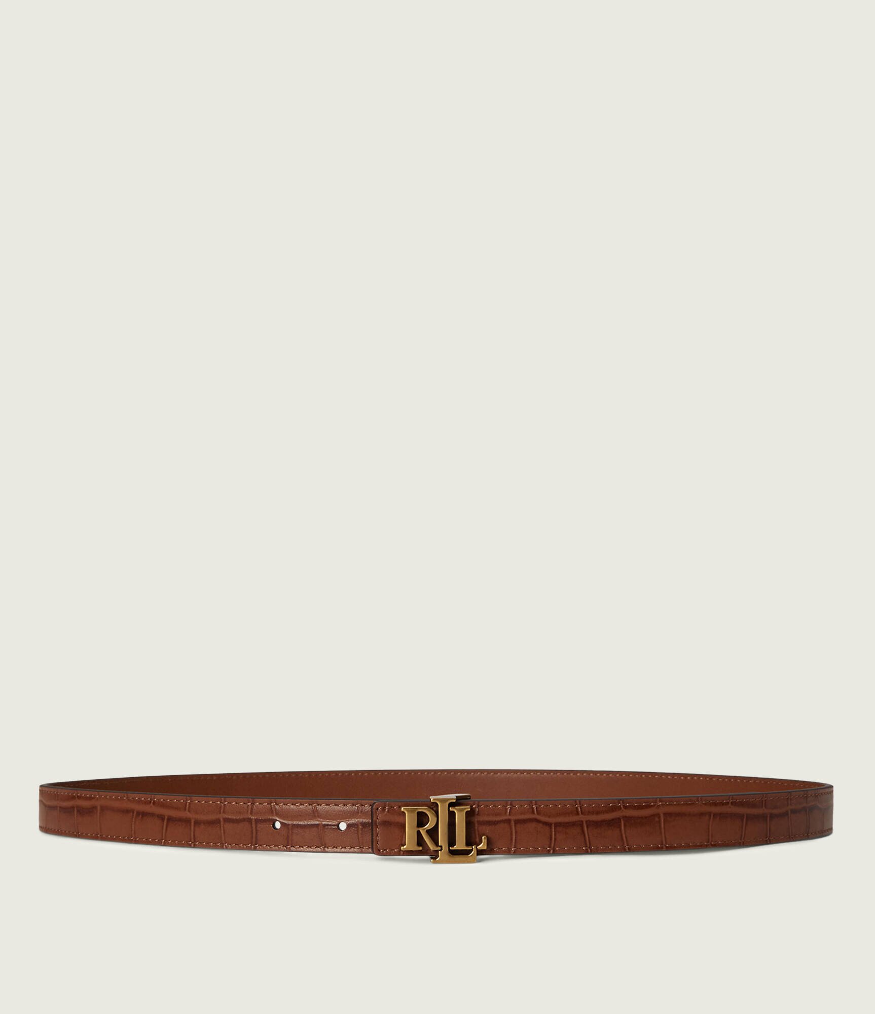 Lauren Ralph Lauren Curea din piele cu două fețe Logo Reversible