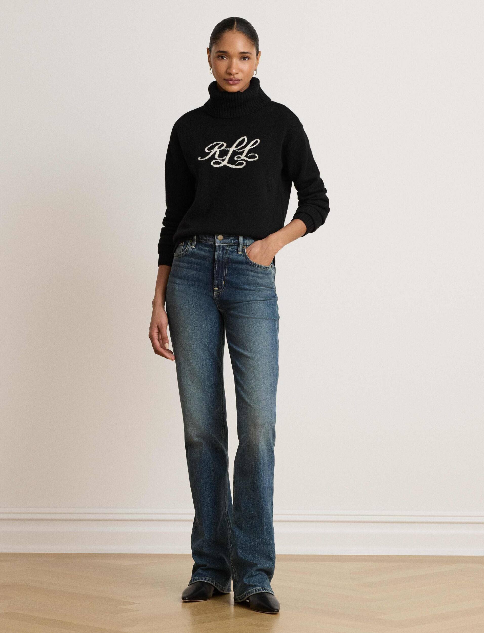 Lauren Ralph Lauren De cașmir maletă Jarmani | Loose fit