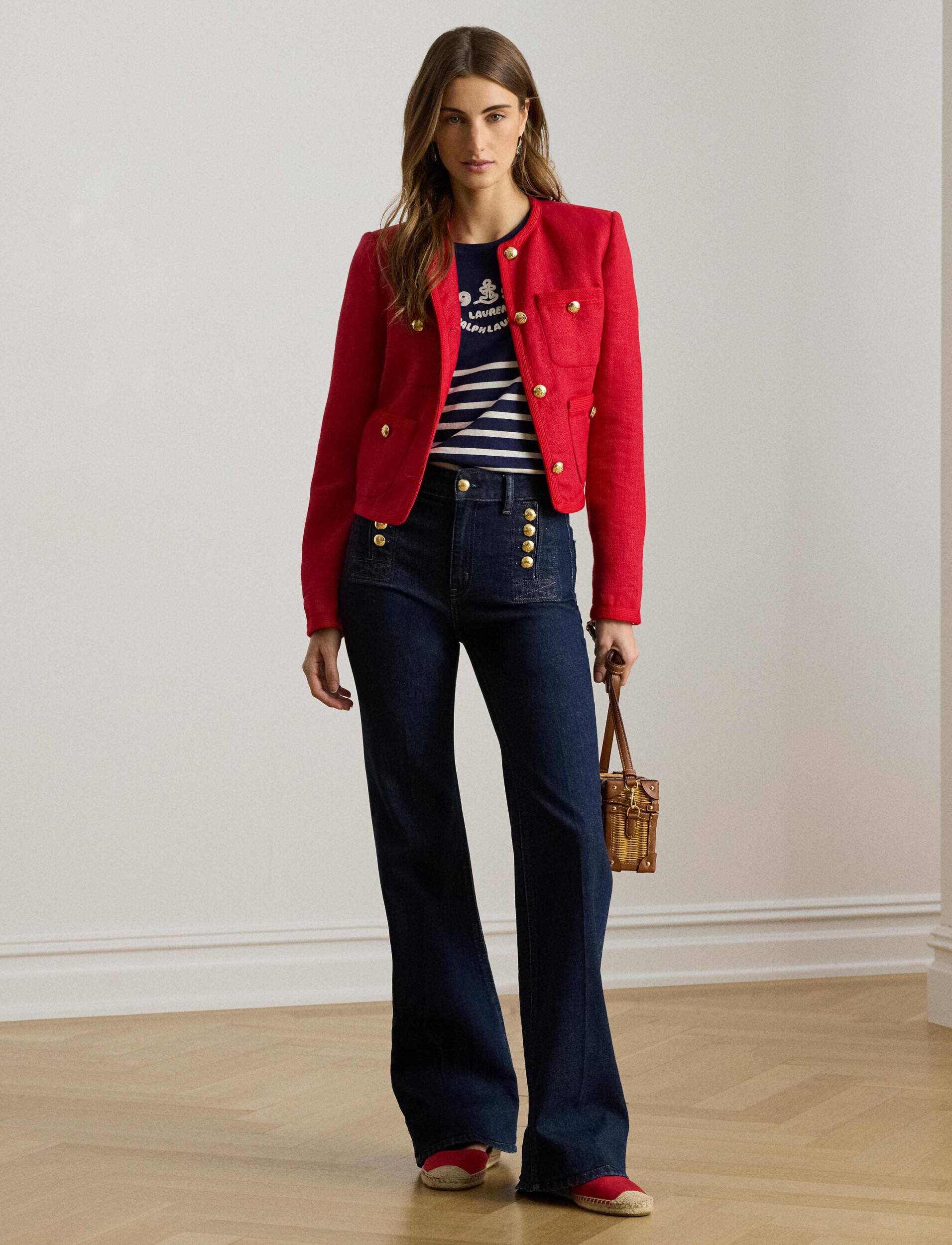 Lauren Ralph Lauren De in jachetă | Cropped Fit
