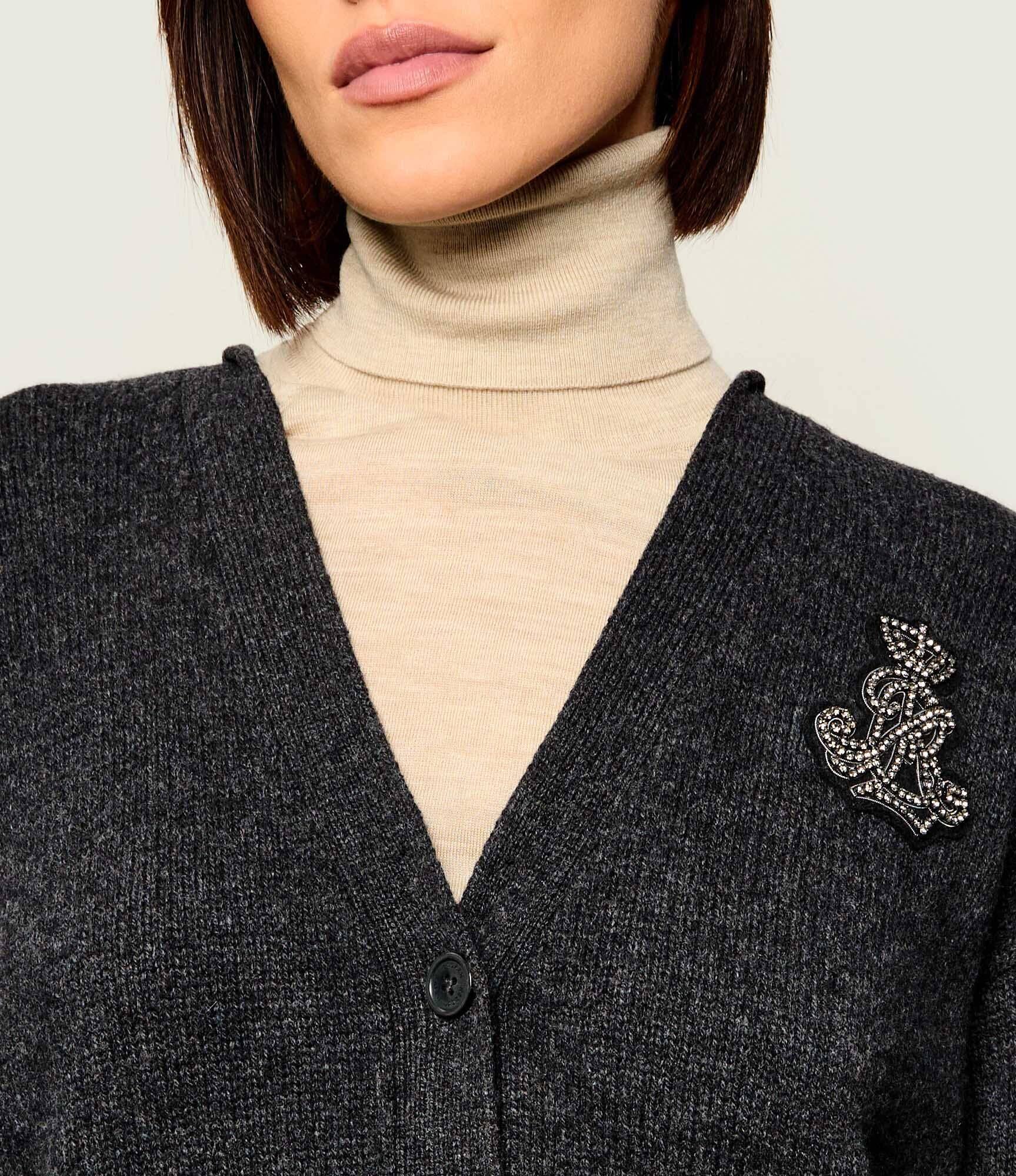 Lauren Ralph Lauren De lână cardigan | Relaxed fit cu adaos de cașmir