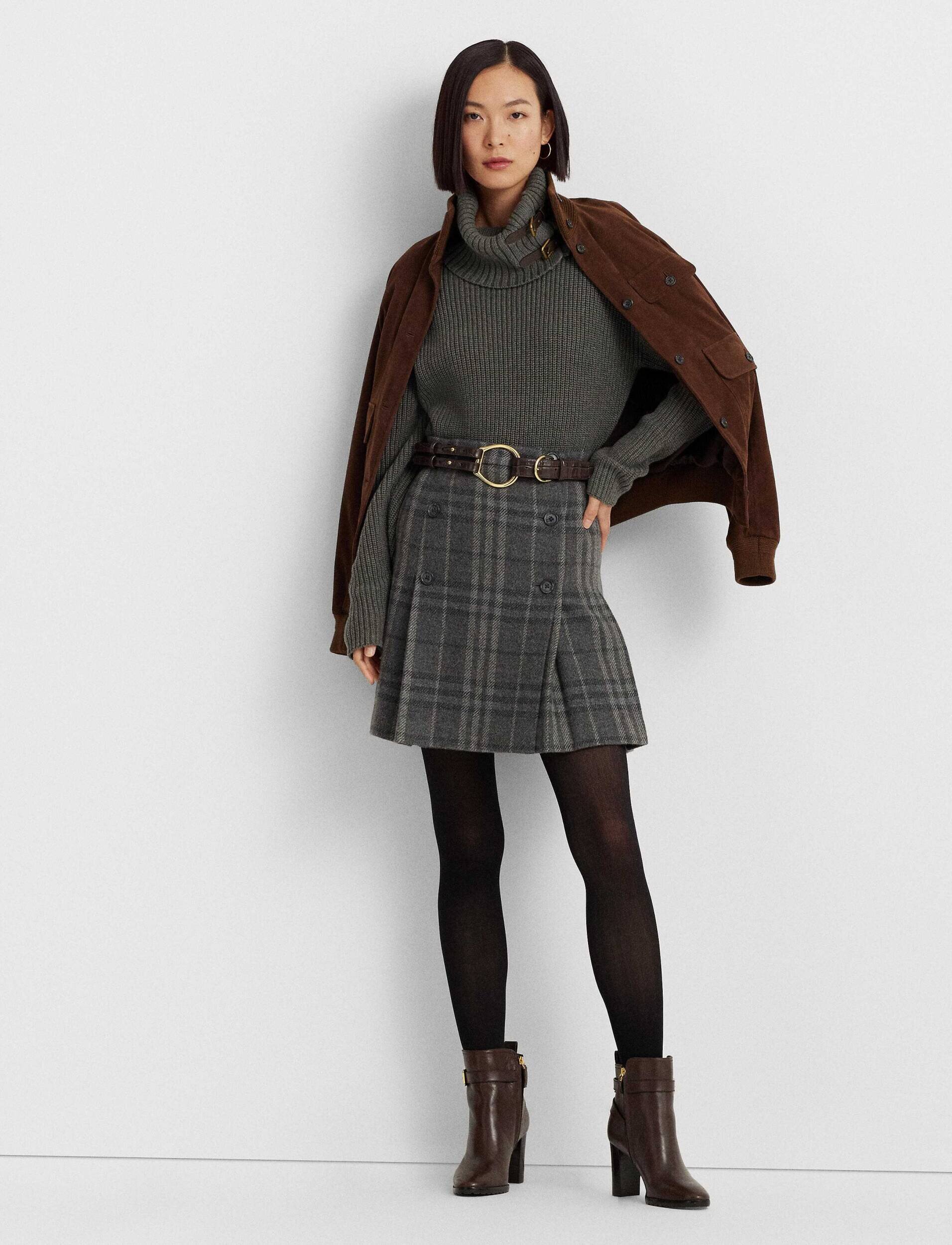 Lauren Ralph Lauren De lână fustă KATHTINA
