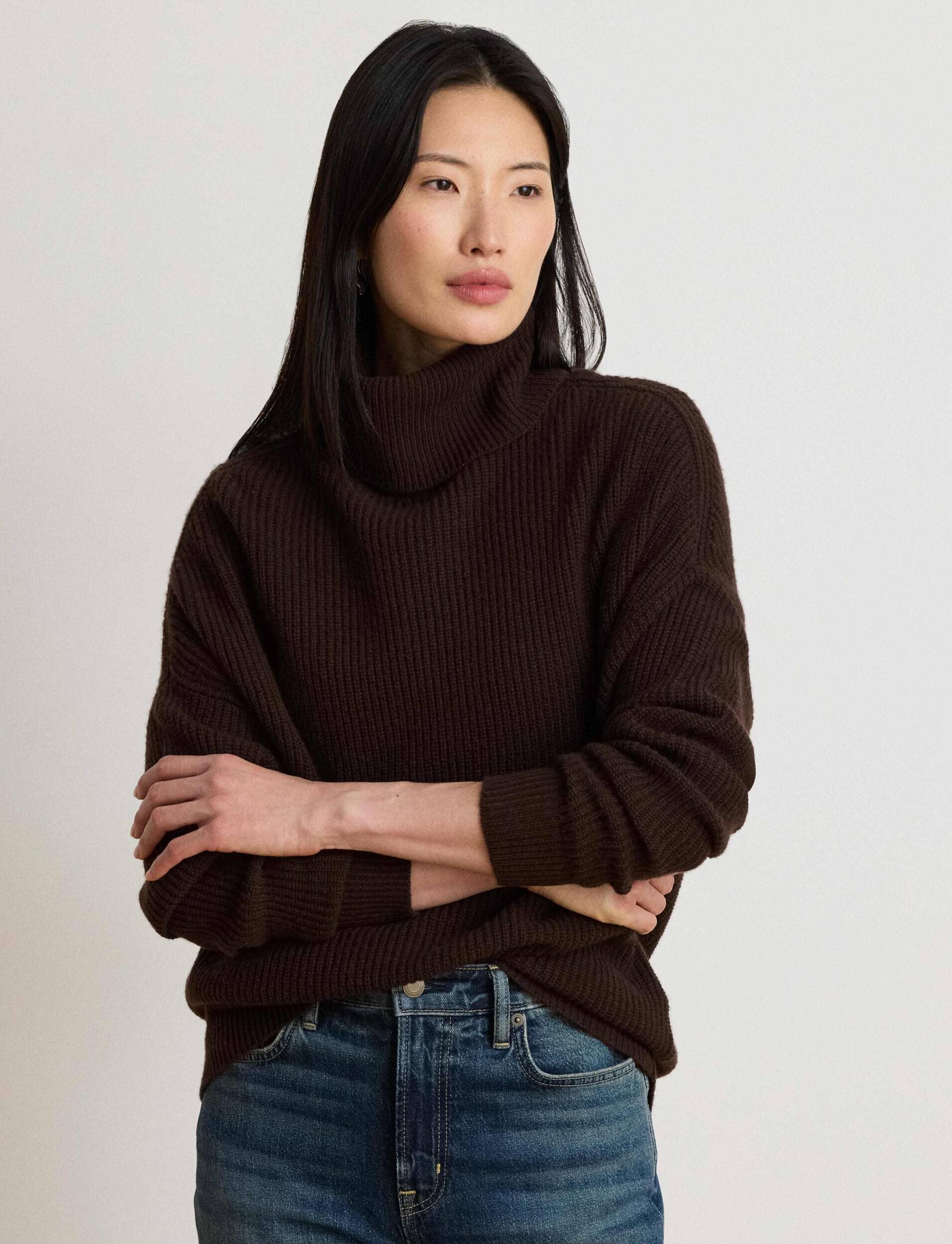 Lauren Ralph Lauren De lână maletă | Oversize fit cu adaos de cașmir