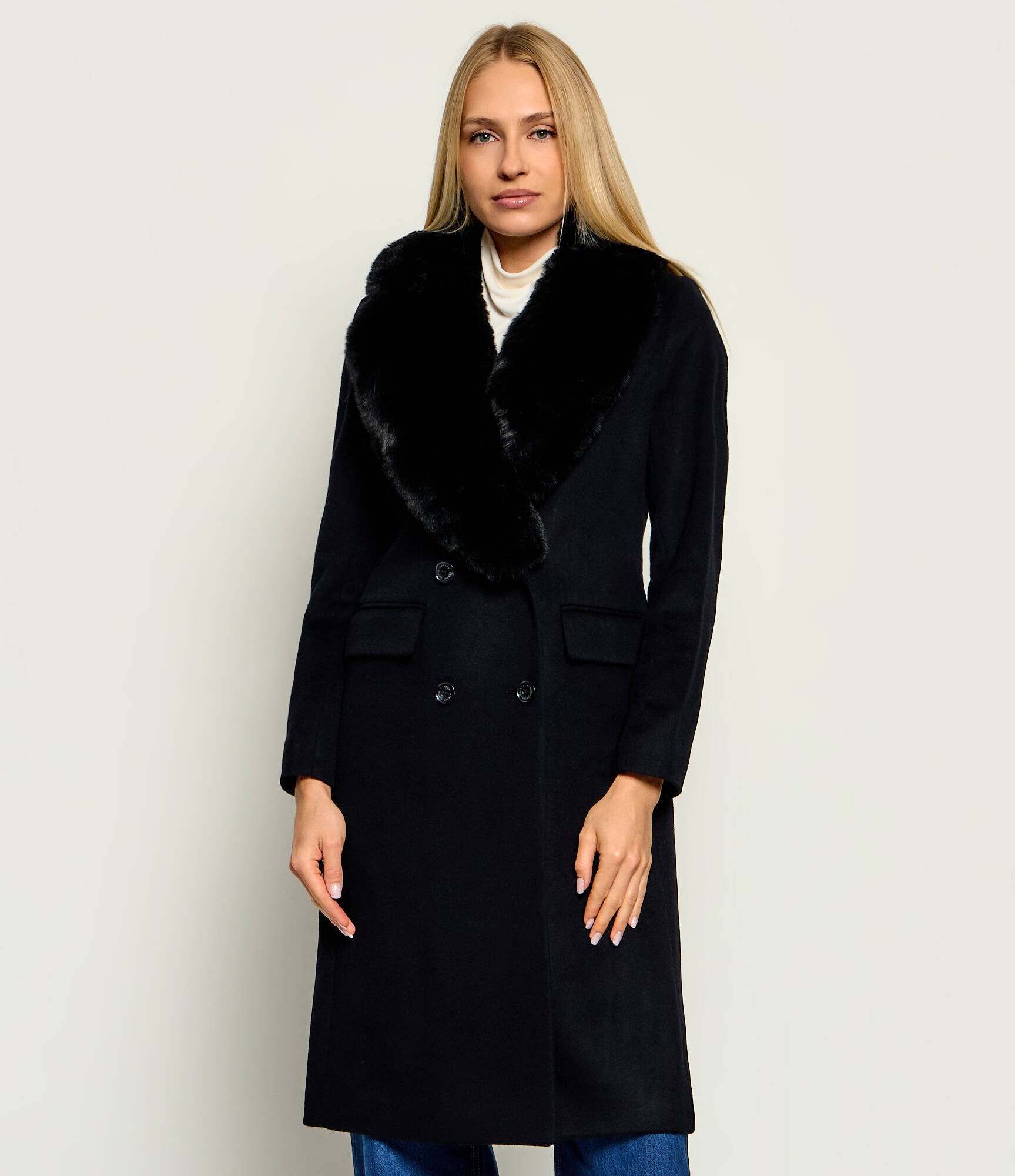 Lauren Ralph Lauren De lână palton cu adaos de cașmir