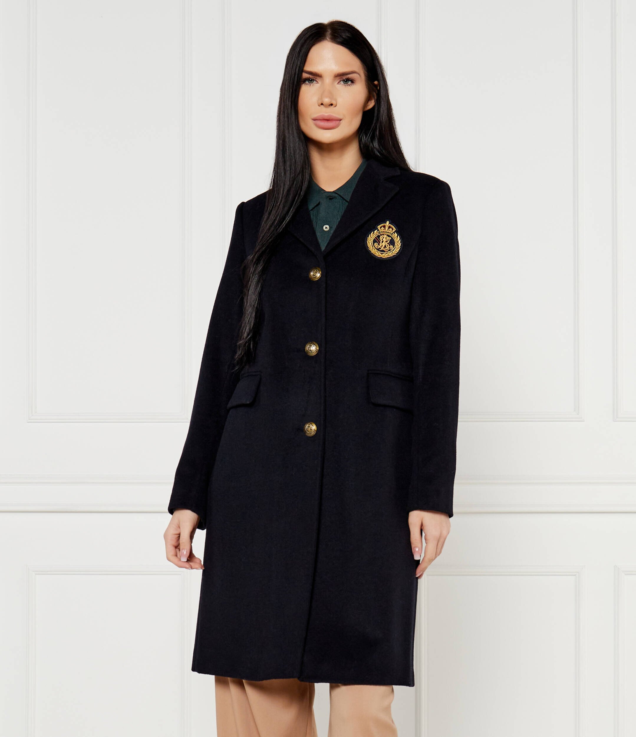 Lauren Ralph Lauren De lână palton cu adaos de lână și cașmir