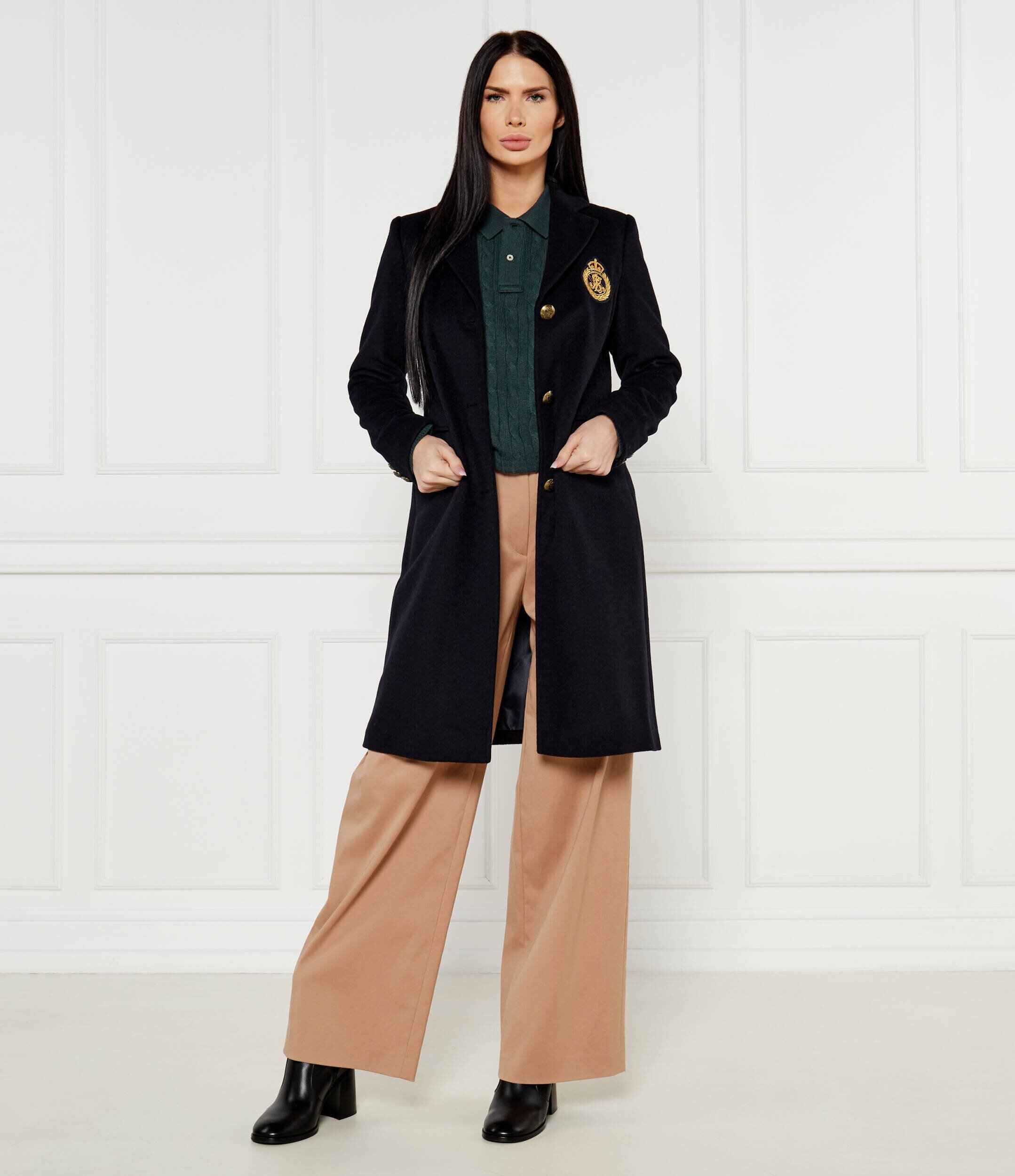 Lauren Ralph Lauren De lână palton cu adaos de lână și cașmir