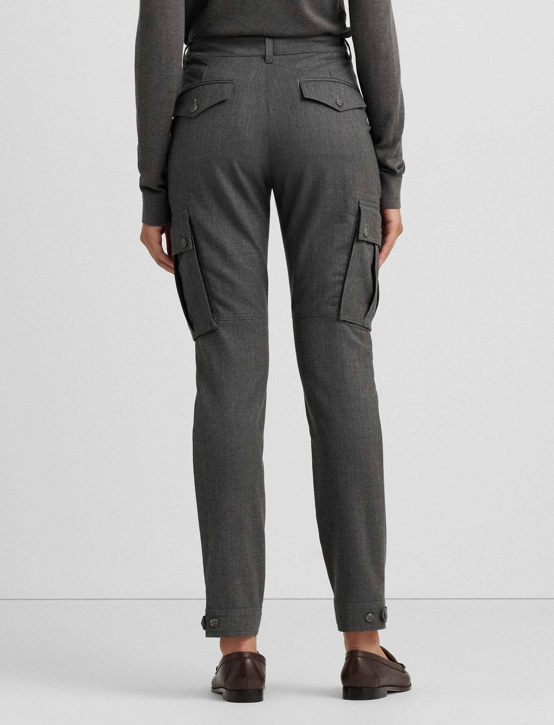 Lauren Ralph Lauren De lână pantaloni cargo | Skinny fit