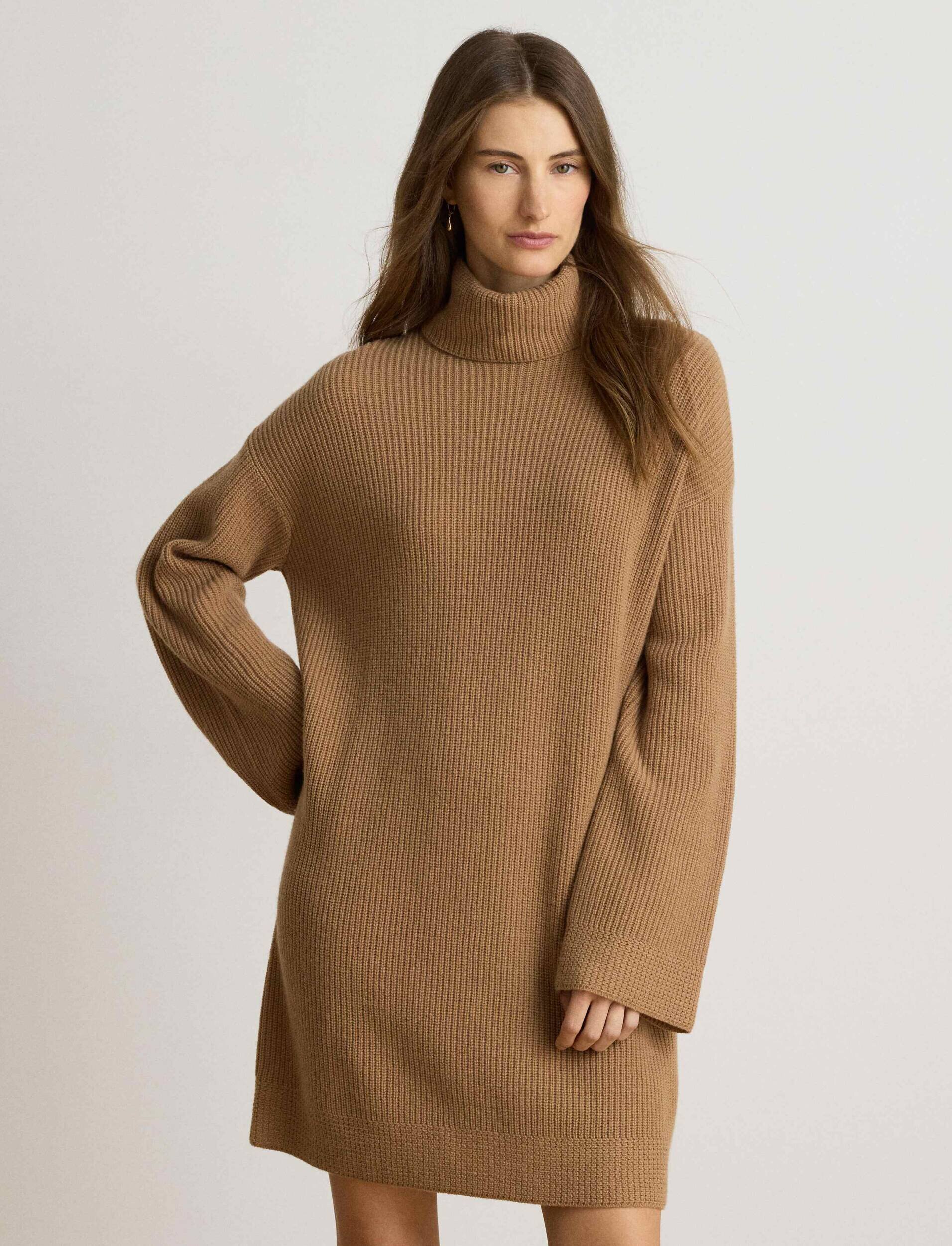 Lauren Ralph Lauren De lână rochie Areena cu adaos de cașmir