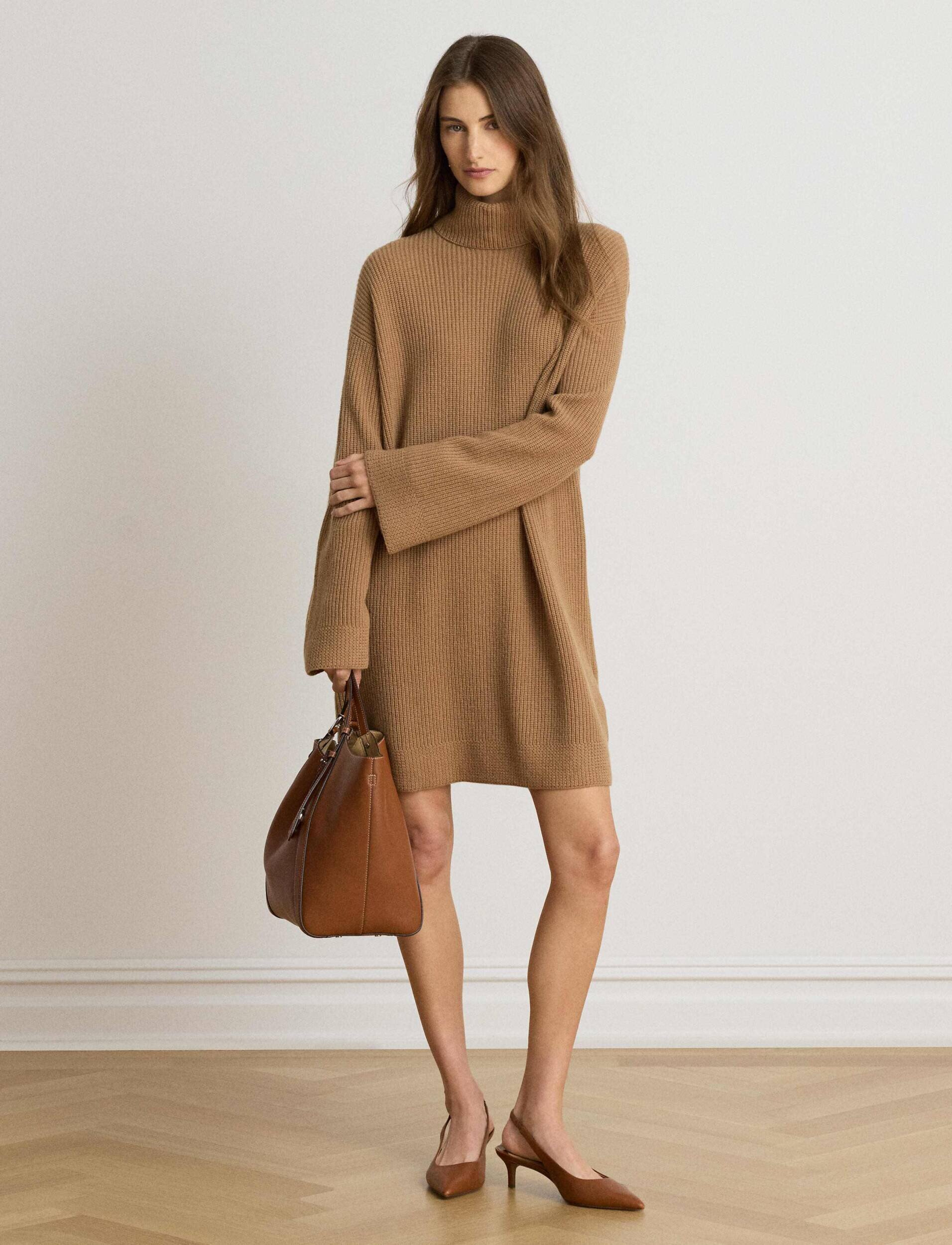 Lauren Ralph Lauren De lână rochie Areena cu adaos de cașmir