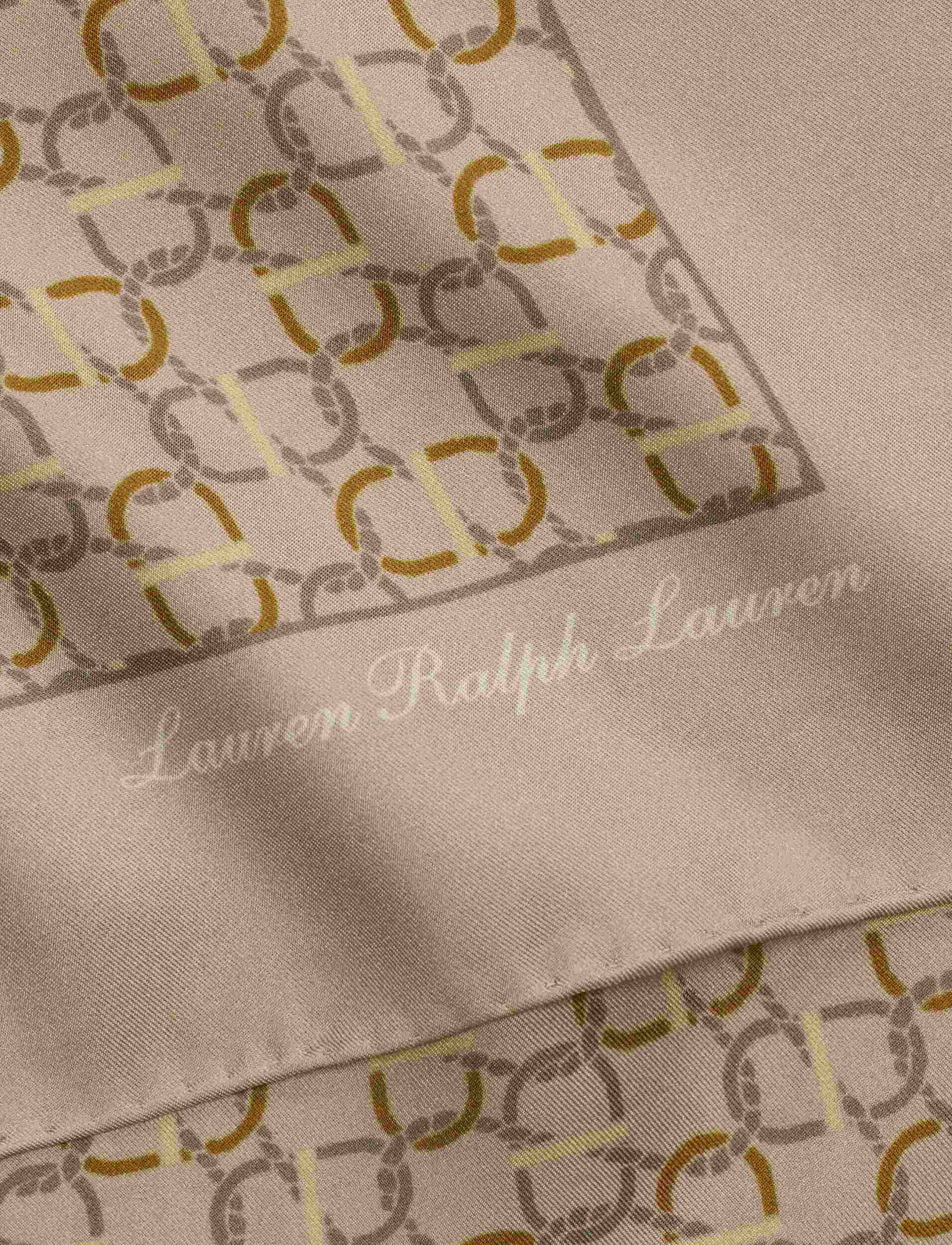 Lauren Ralph Lauren De mătase eșarfă pătrată FALL GEO SQUARE