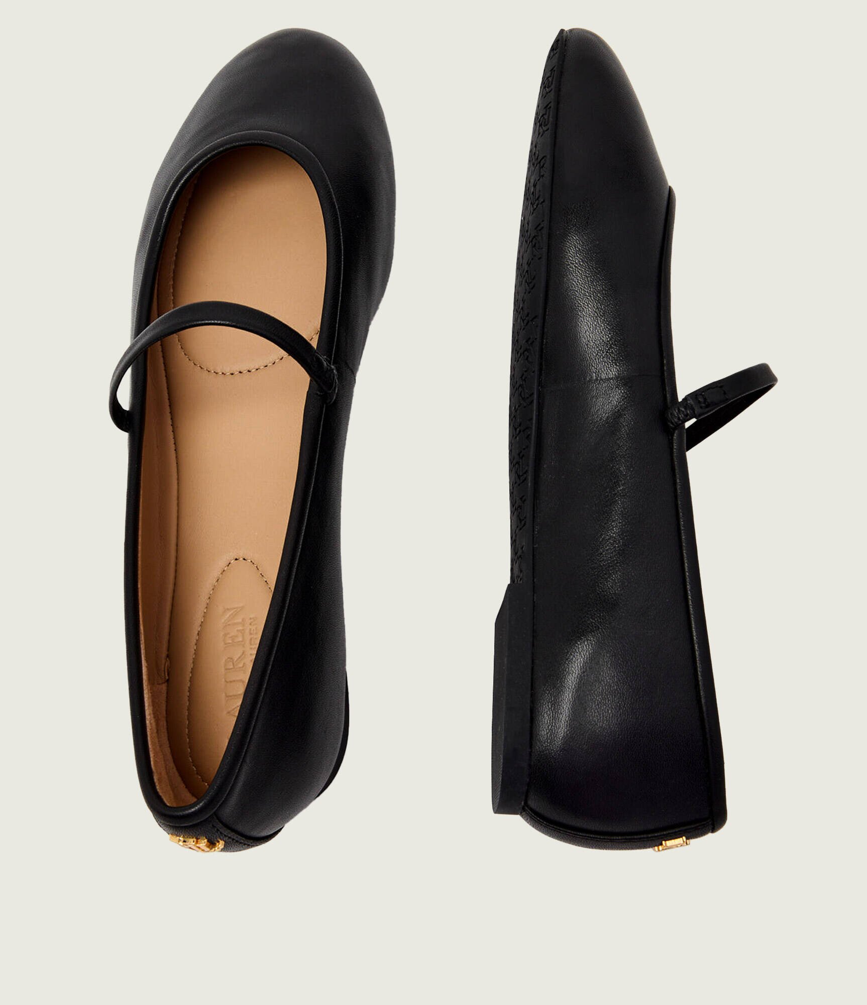 Lauren Ralph Lauren De piele balerini Jayna Mary Jane