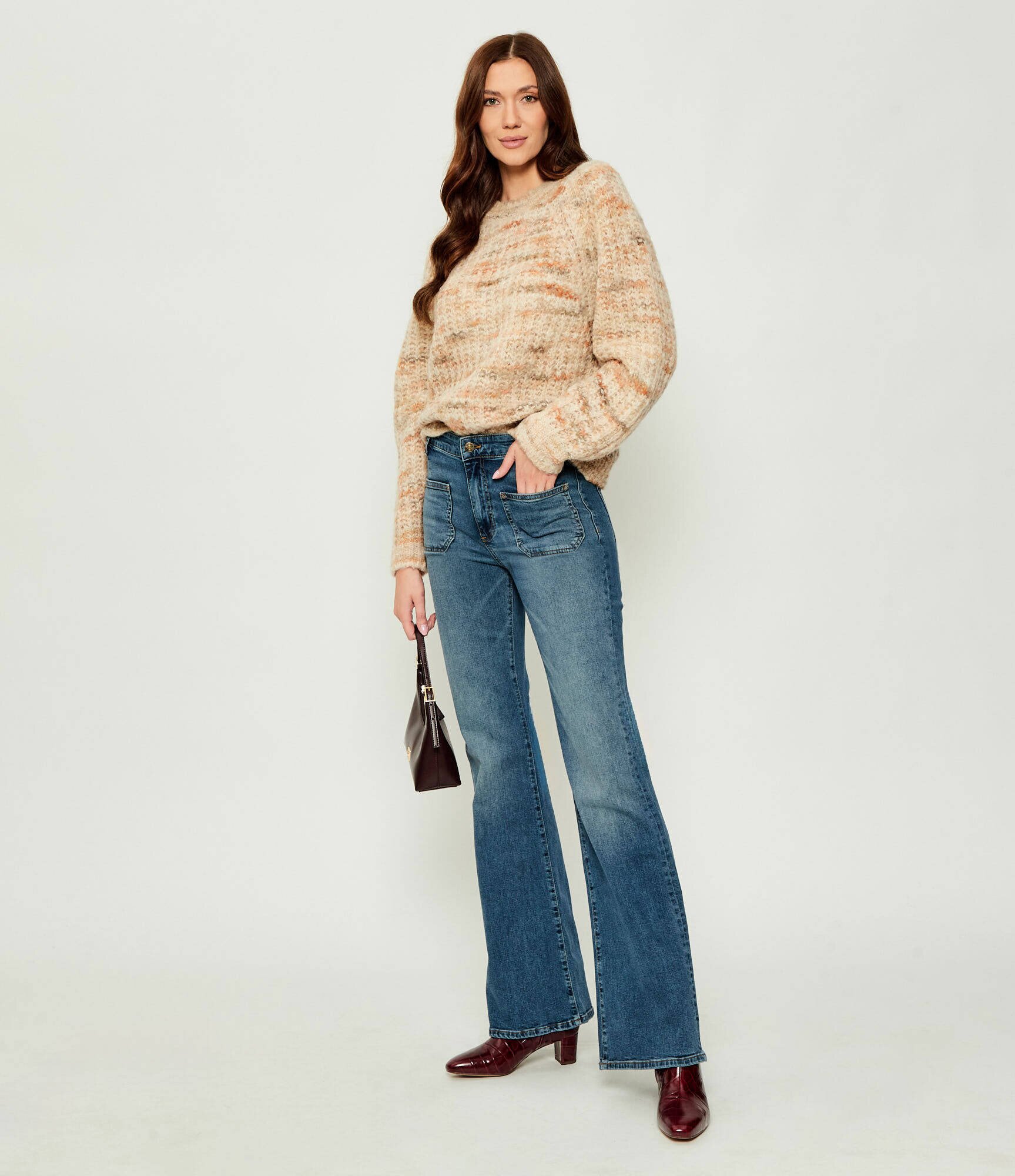 Lauren Ralph Lauren De piele botine cu toc Demi