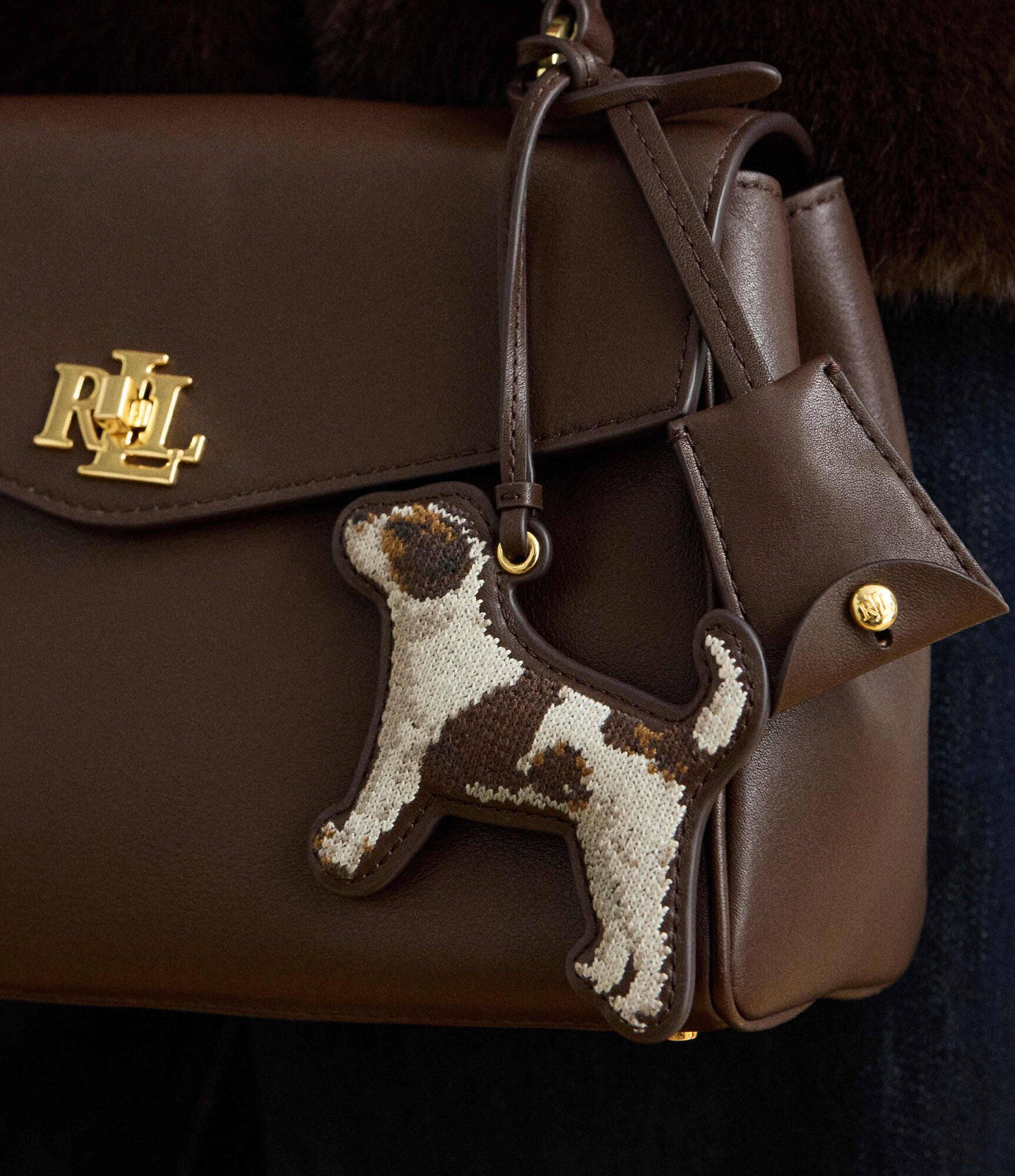 Lauren Ralph Lauren De piele breloc Jack Russell