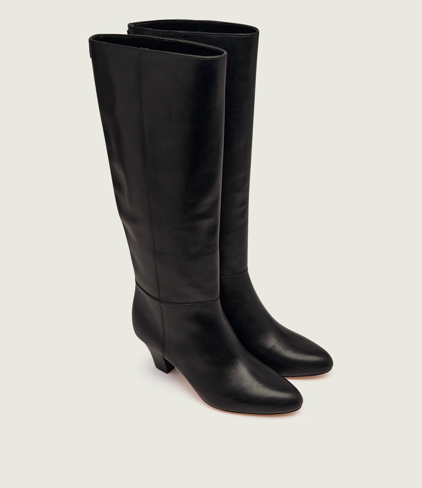 Lauren Ralph Lauren De piele cizme cu toc Emersyn