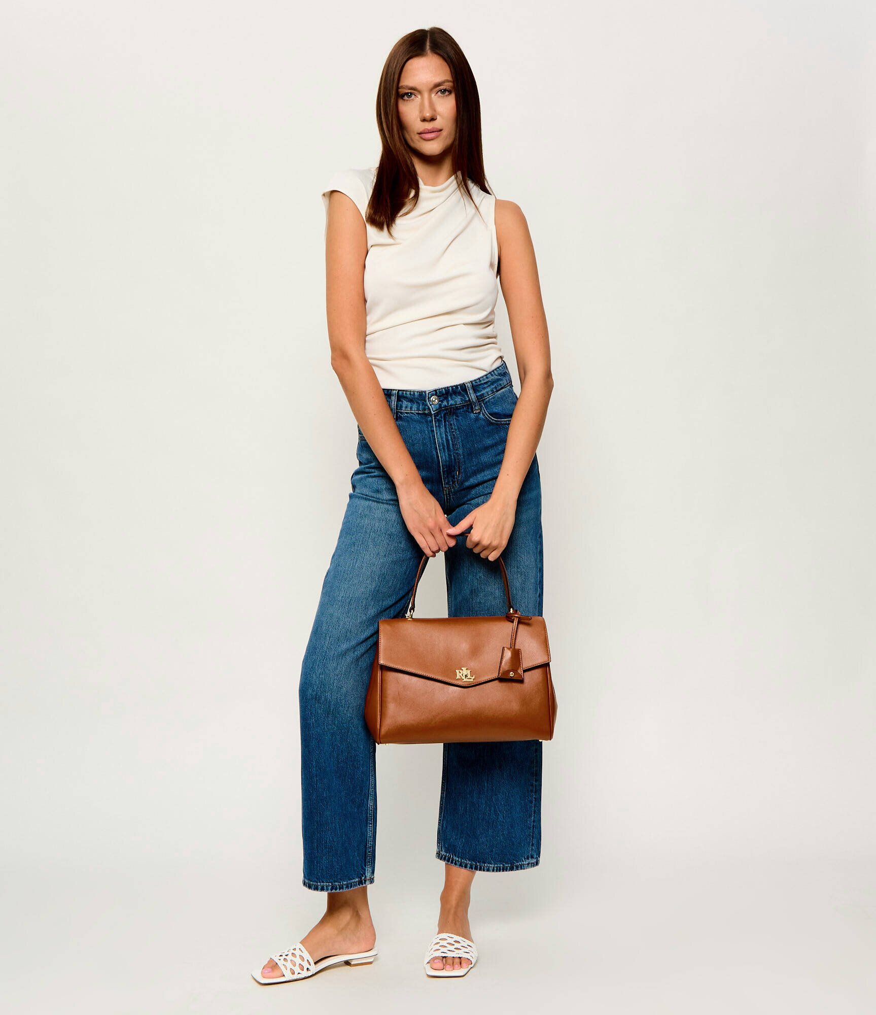 Lauren Ralph Lauren De piele cufăr Farrah