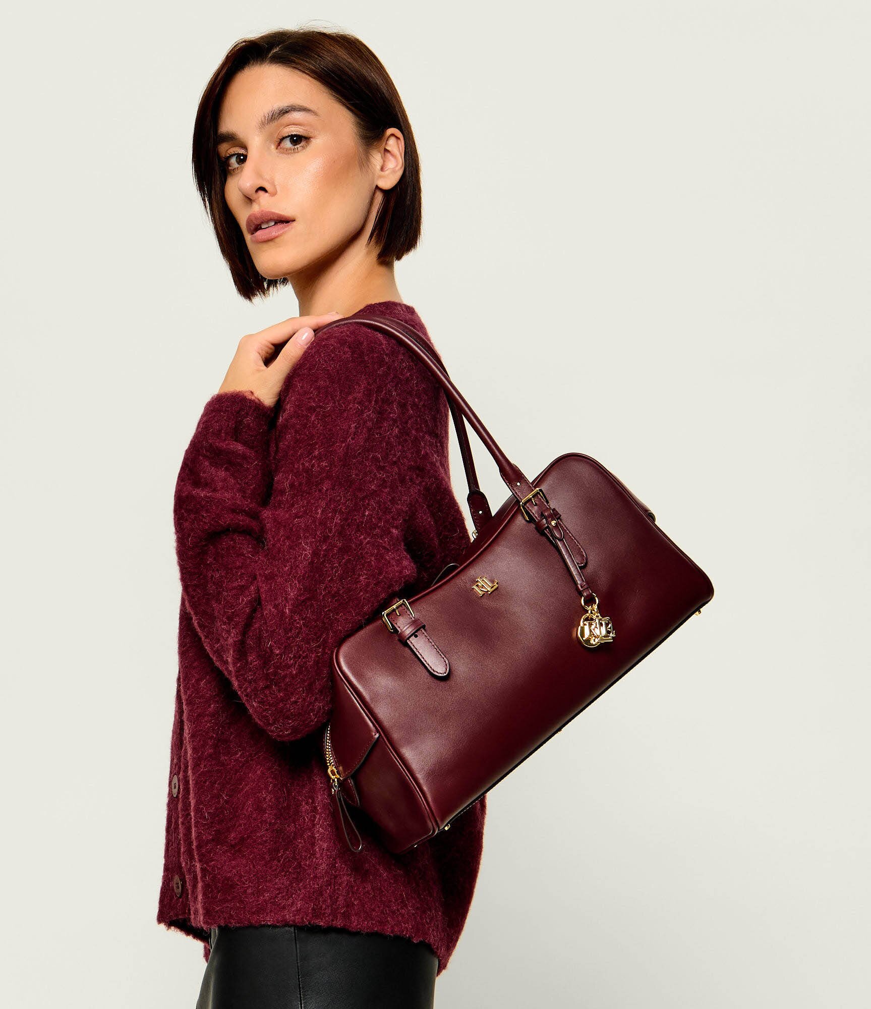 Lauren Ralph Lauren De piele geantă pe umăr Marcy