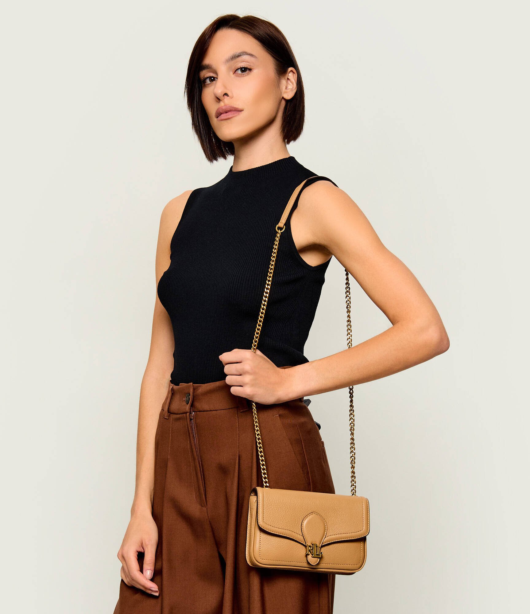 Lauren Ralph Lauren De piele geantă poștaș Bradley