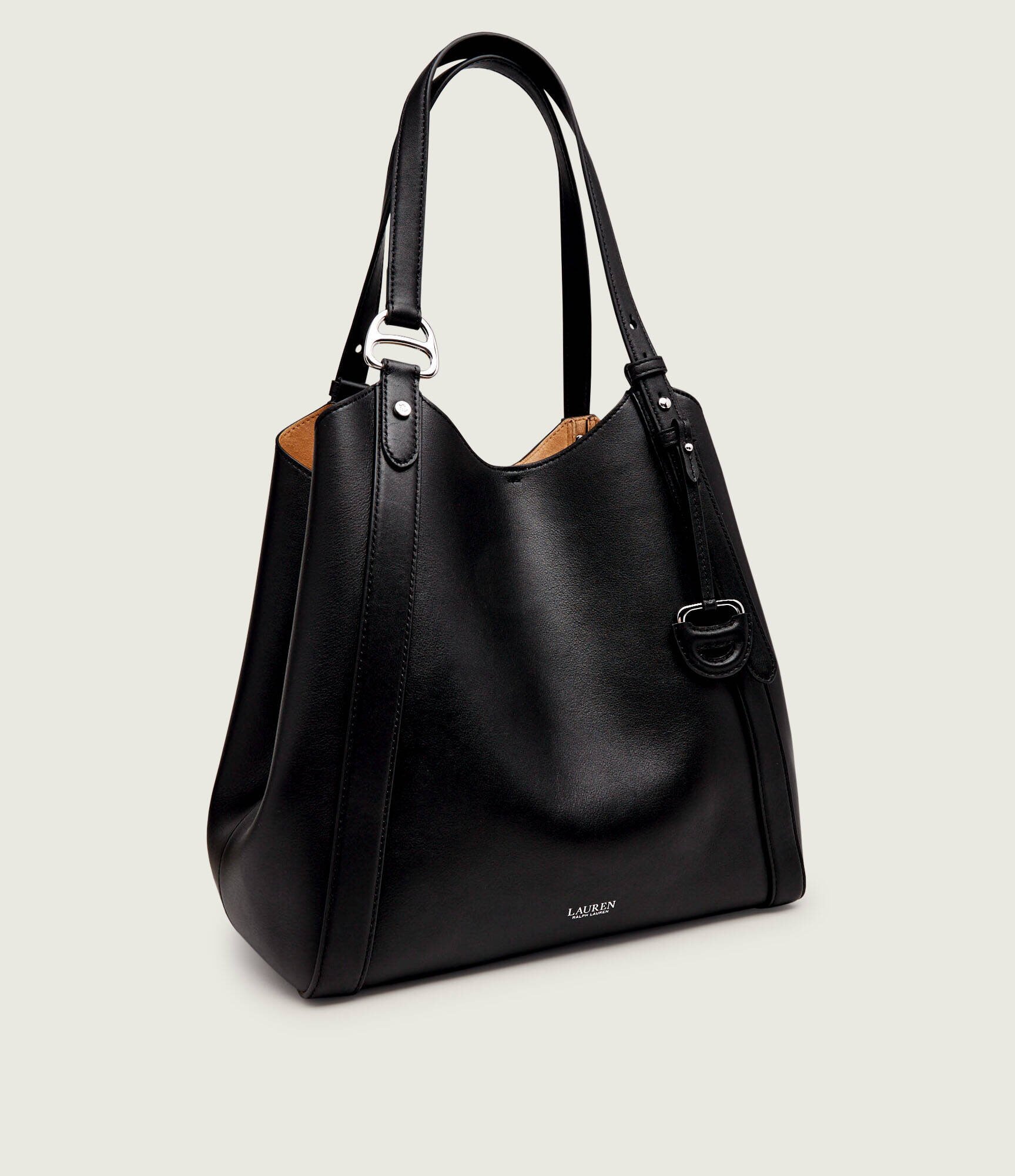 Lauren Ralph Lauren De piele geantă shopper Tasha