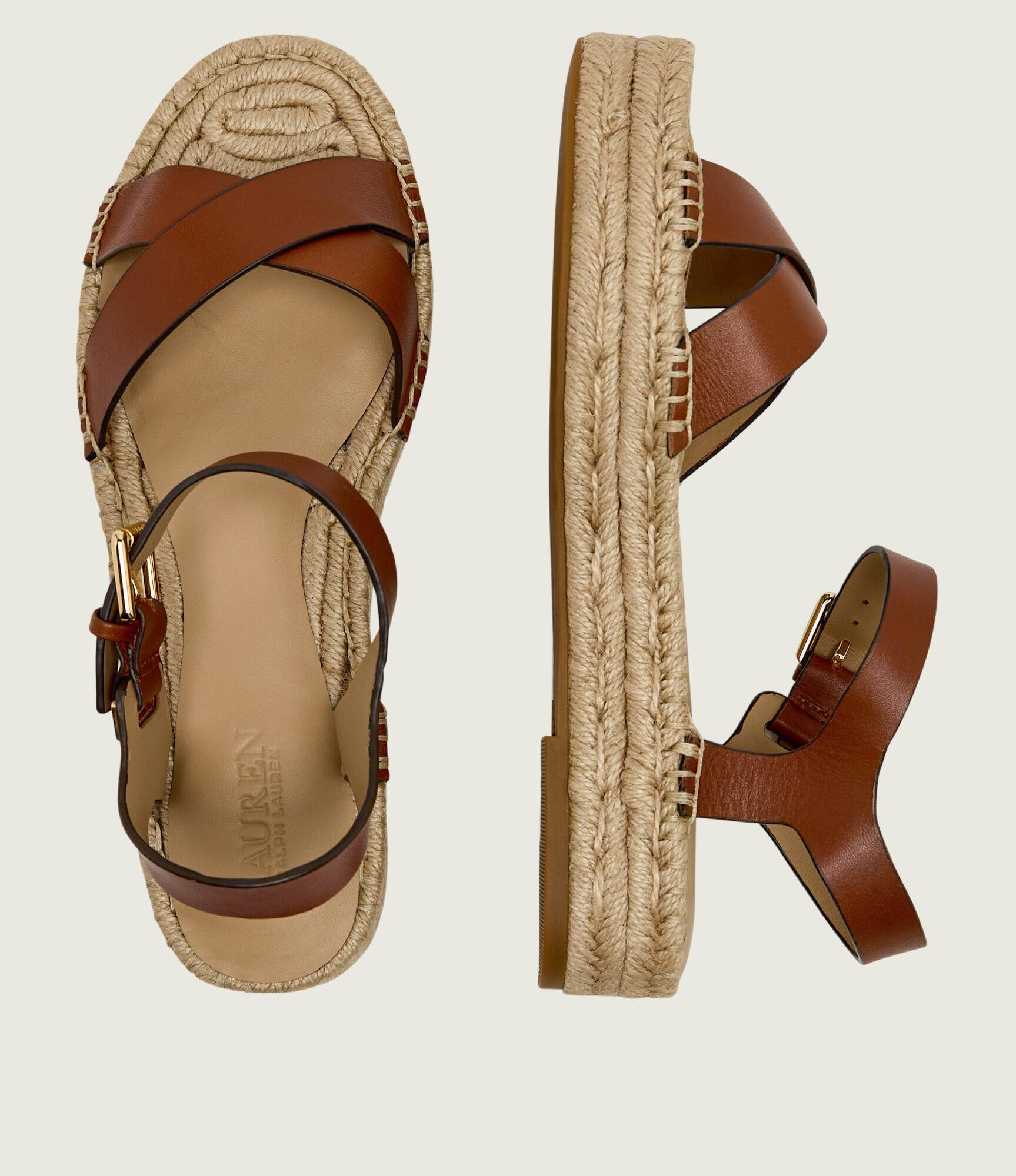 Lauren Ralph Lauren De piele sandale EMERYN