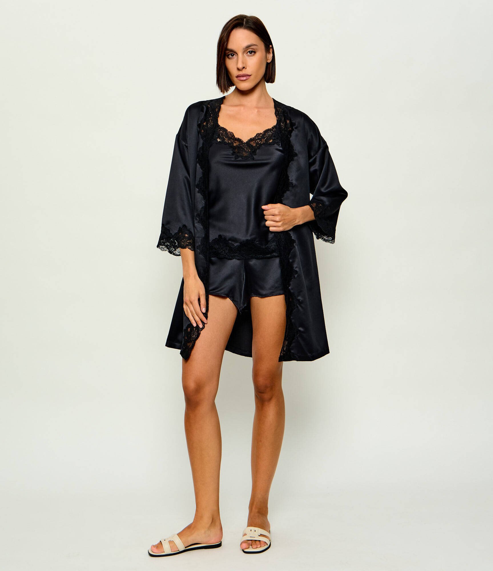 Lauren Ralph Lauren de satin pijama | Relaxed fit