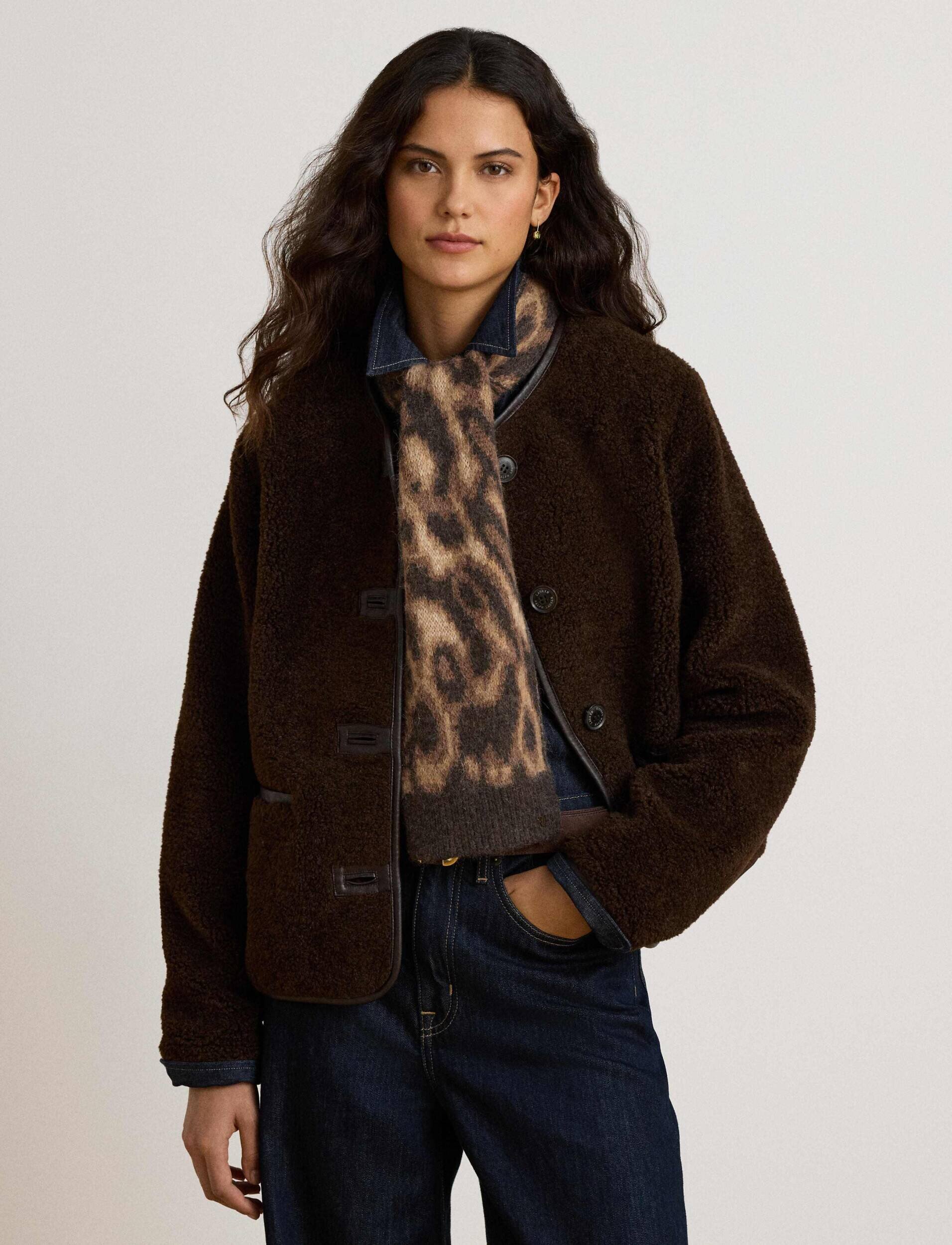 Lauren Ralph Lauren Din fleece geacă Teddy | regular fit