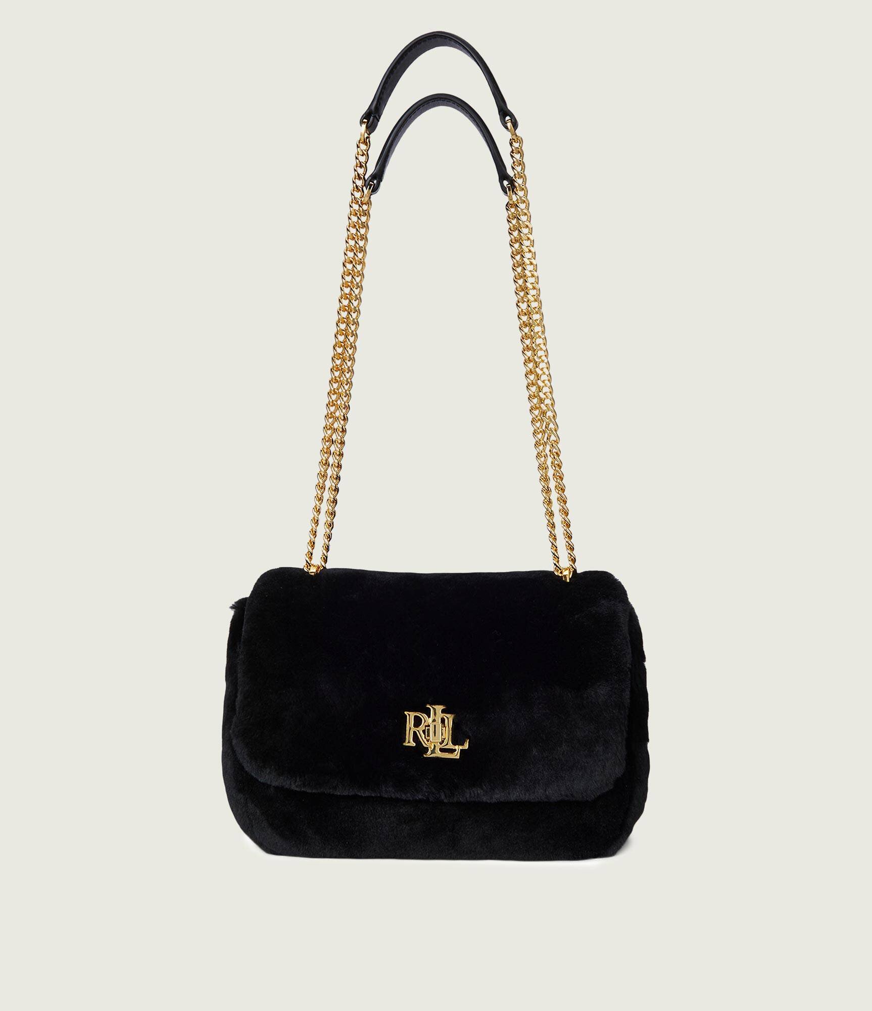 Lauren Ralph Lauren Geantă pe umăr Sophee cu adaos de piele