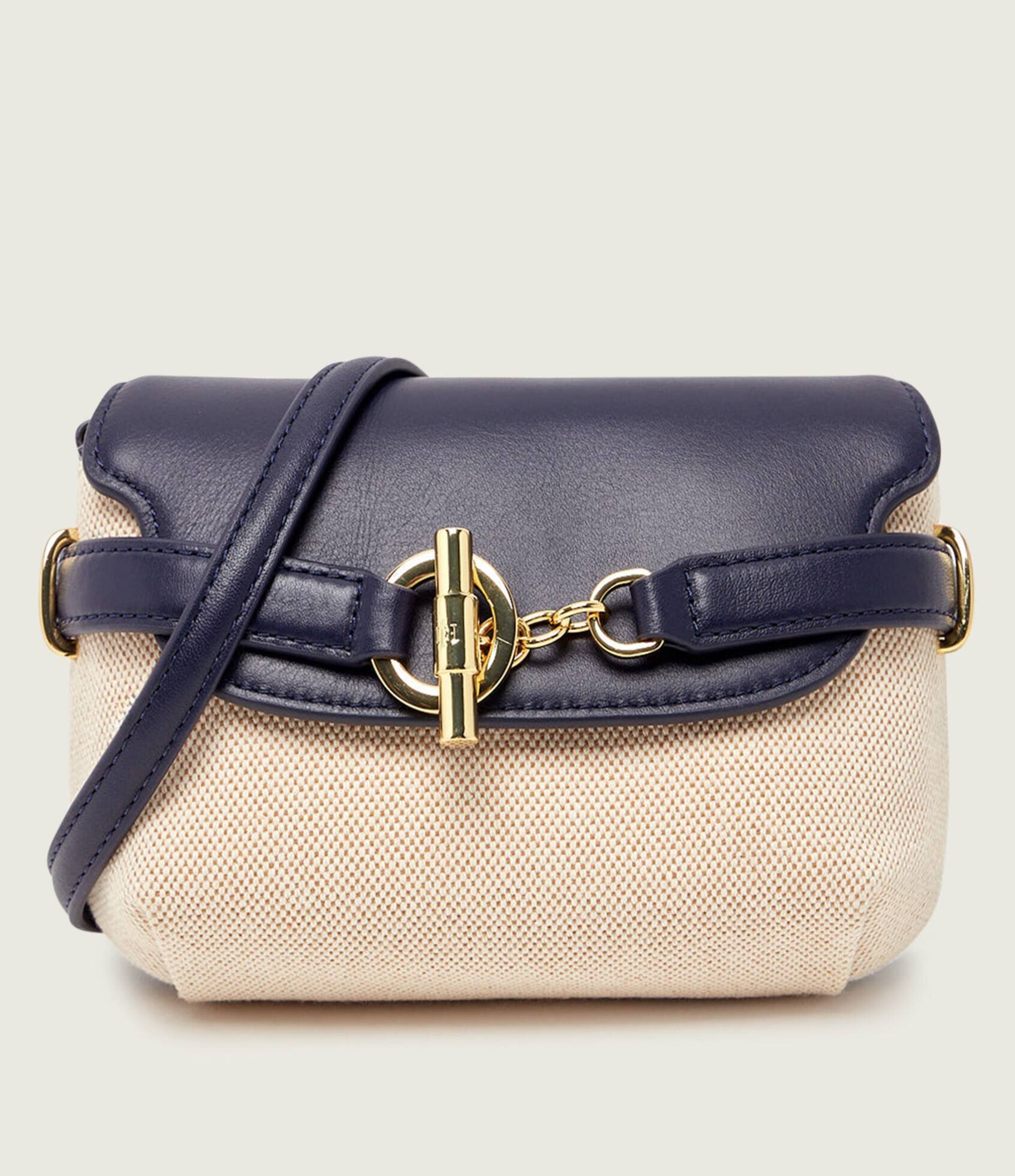 Lauren Ralph Lauren Geantă poștaș Blaike cu adaos de piele