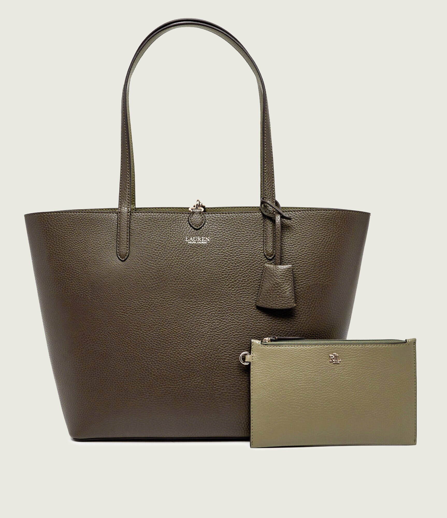 Lauren Ralph Lauren Geantă shopper cu două fețe + borsetă