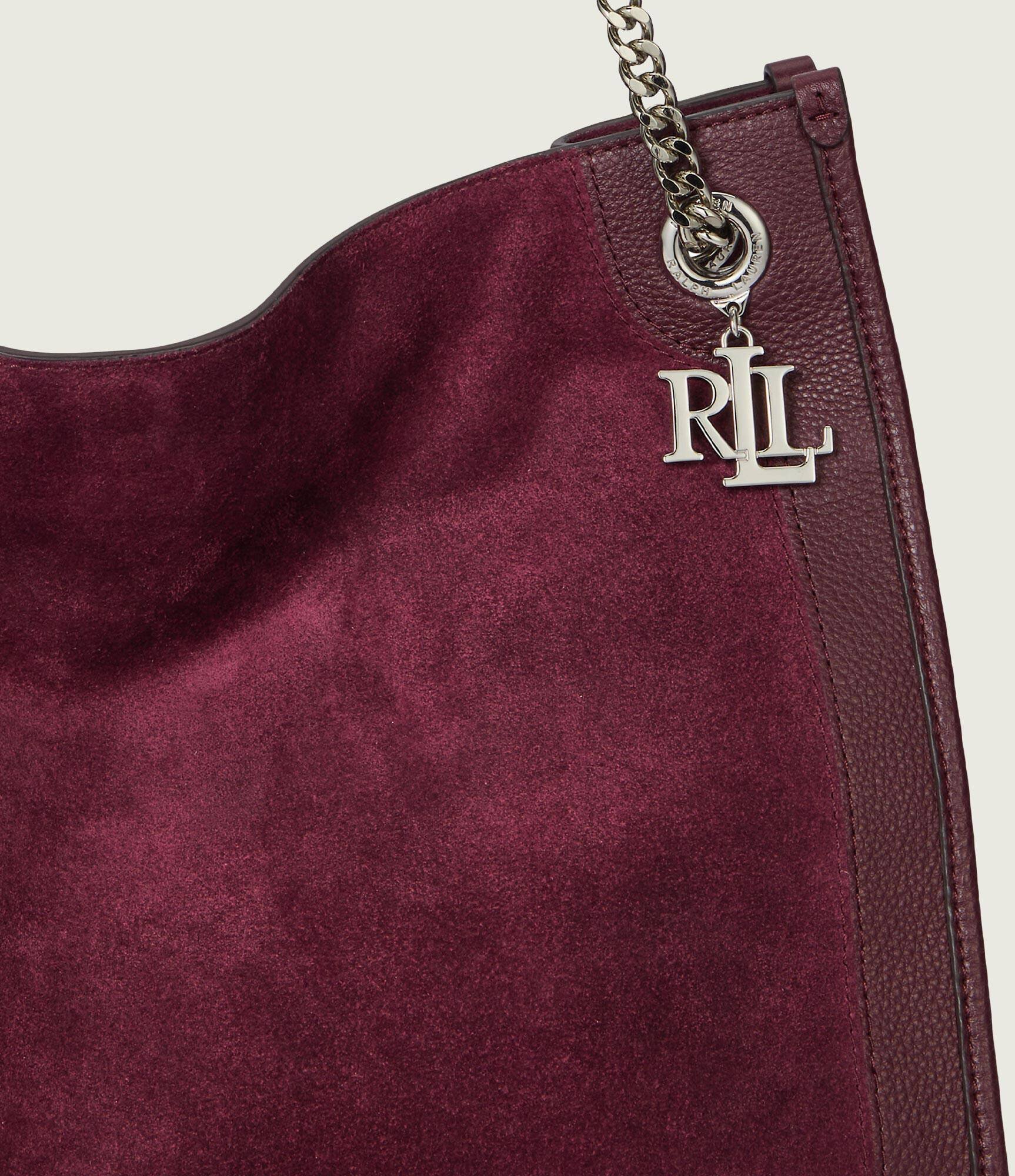 Lauren Ralph Lauren Geantă shopper | piele întoarsă