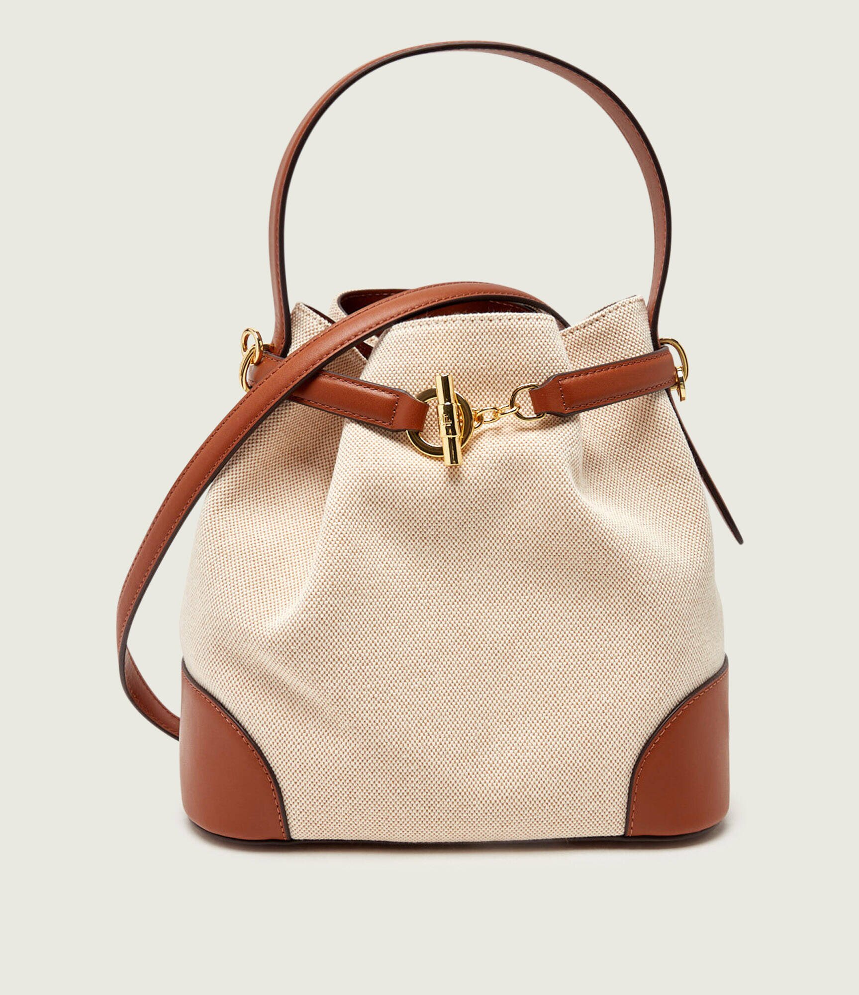 Lauren Ralph Lauren Geantă tip sac BLAIKE cu adaos de piele