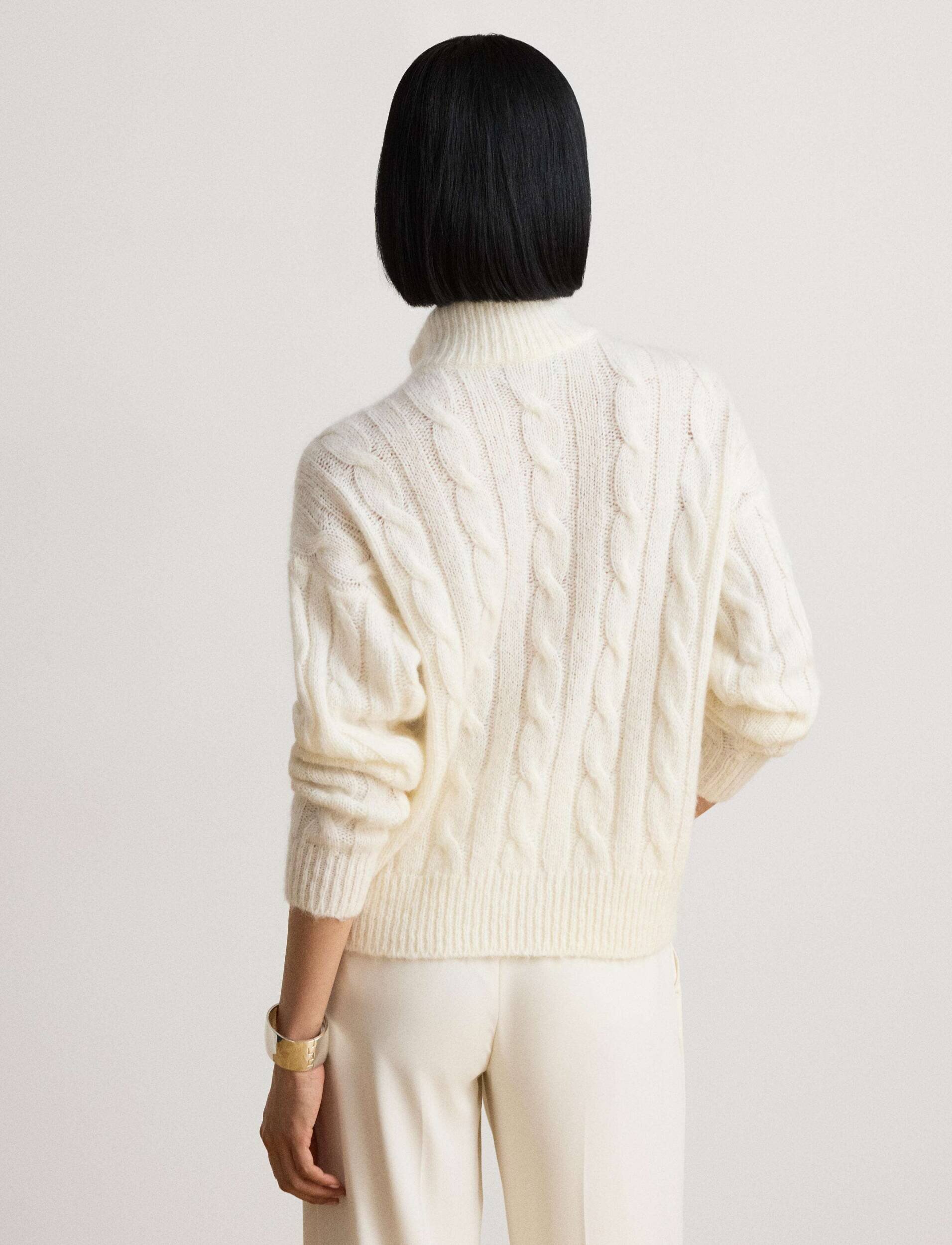Lauren Ralph Lauren Guler înalt Faustina | Relaxed fit cu adaos de lână