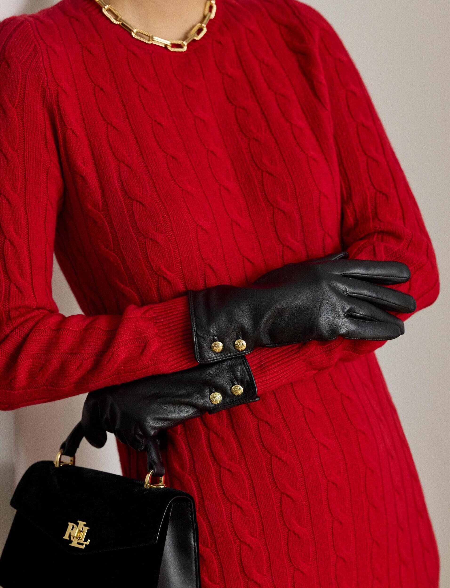 Lauren Ralph Lauren Mănuși de piele