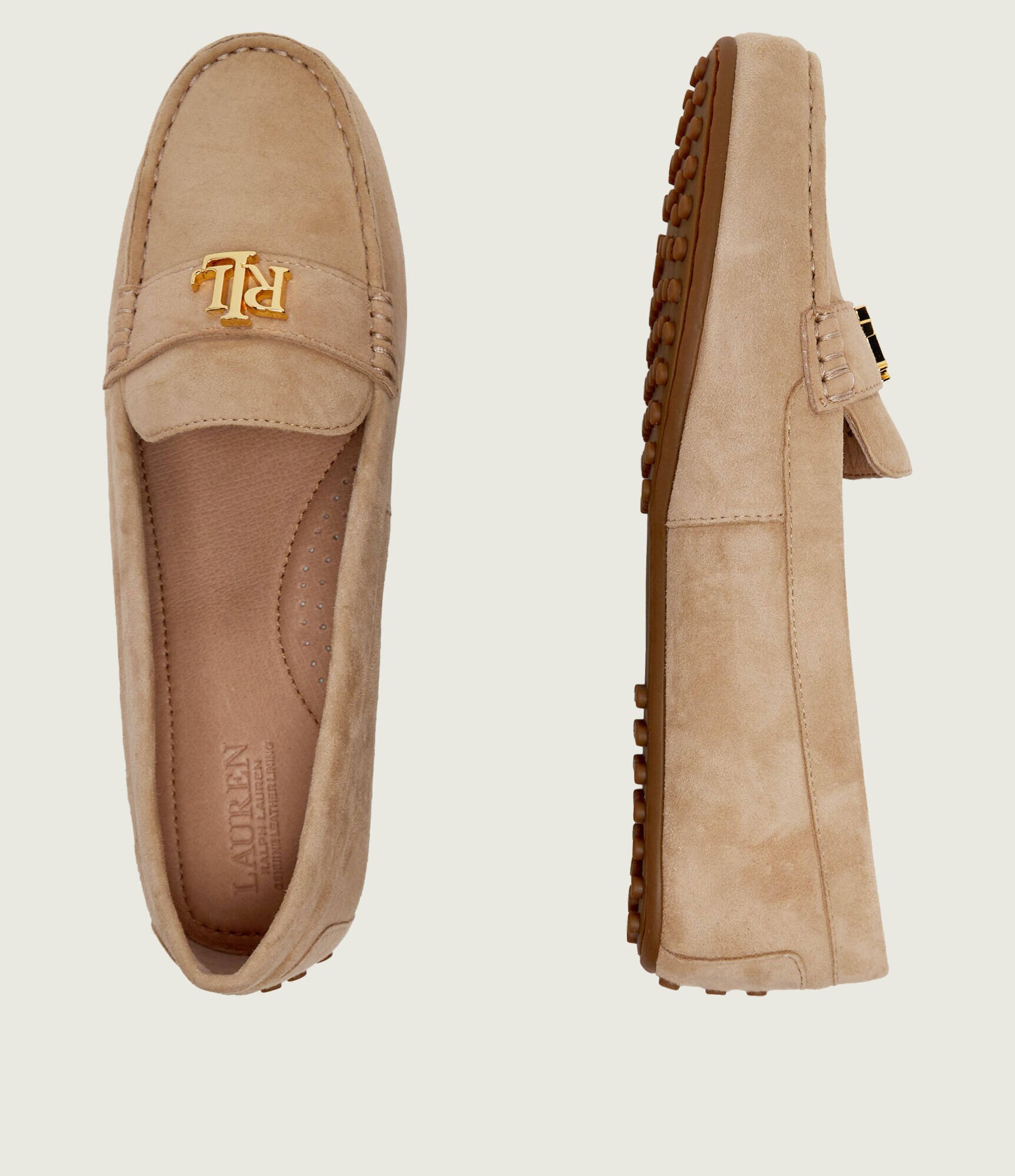 Lauren Ralph Lauren Mocasini BARNSBURY | piele întoarsă