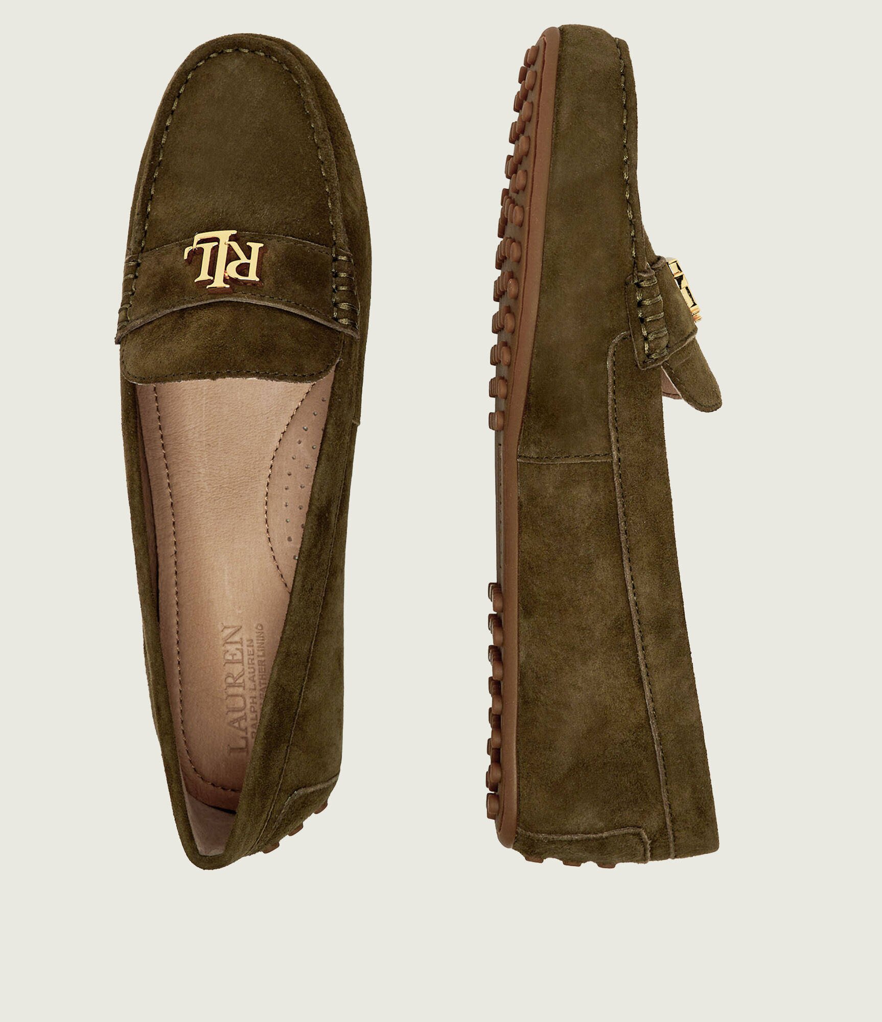 Lauren Ralph Lauren Mocasini BARNSBURY | piele întoarsă