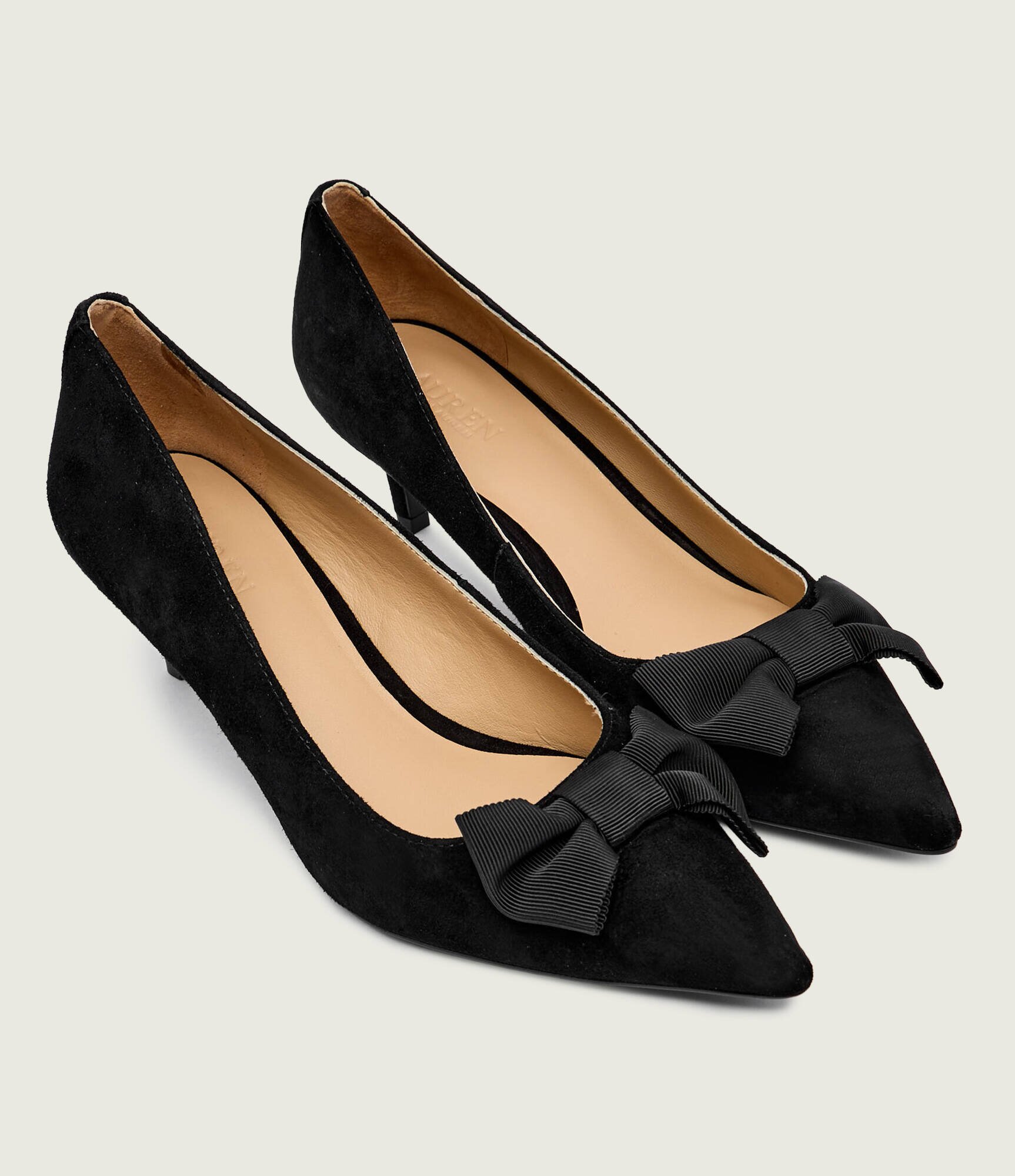 Lauren Ralph Lauren Pantofi cu toc ADRIENNE | piele întoarsă