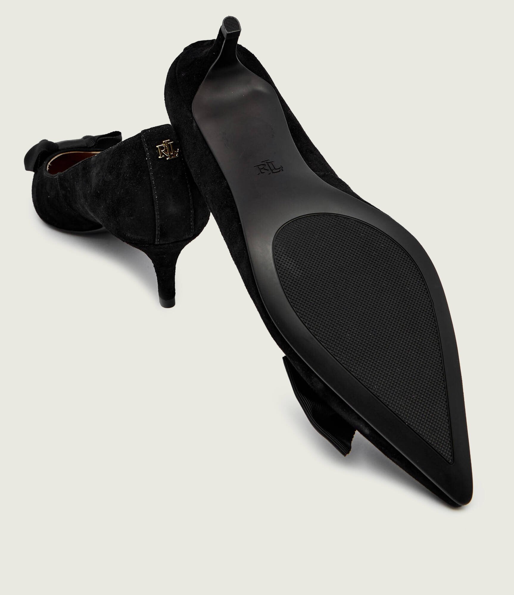 Lauren Ralph Lauren Pantofi cu toc ADRIENNE | piele întoarsă